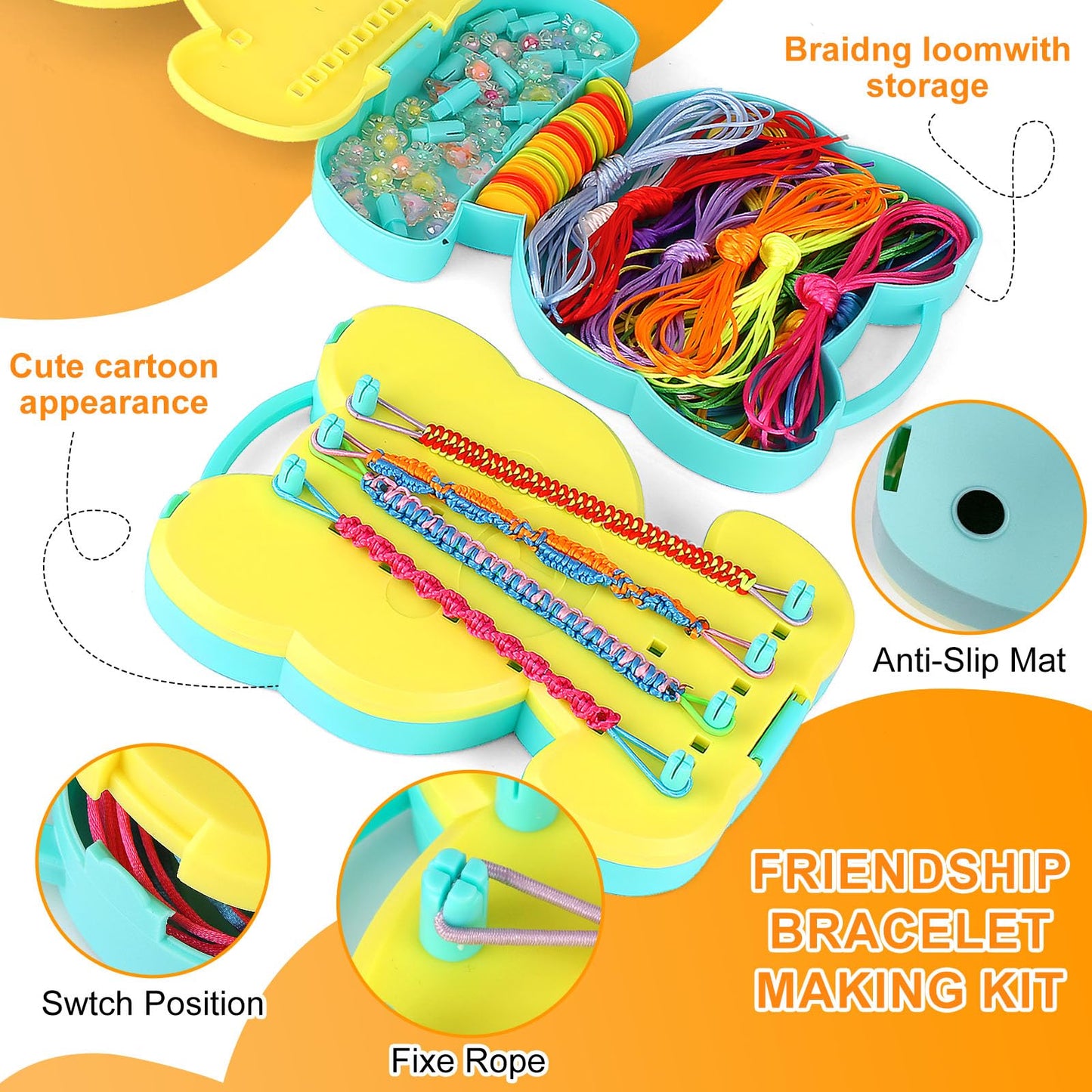 Friendship Bracelet Making Kit for Kids