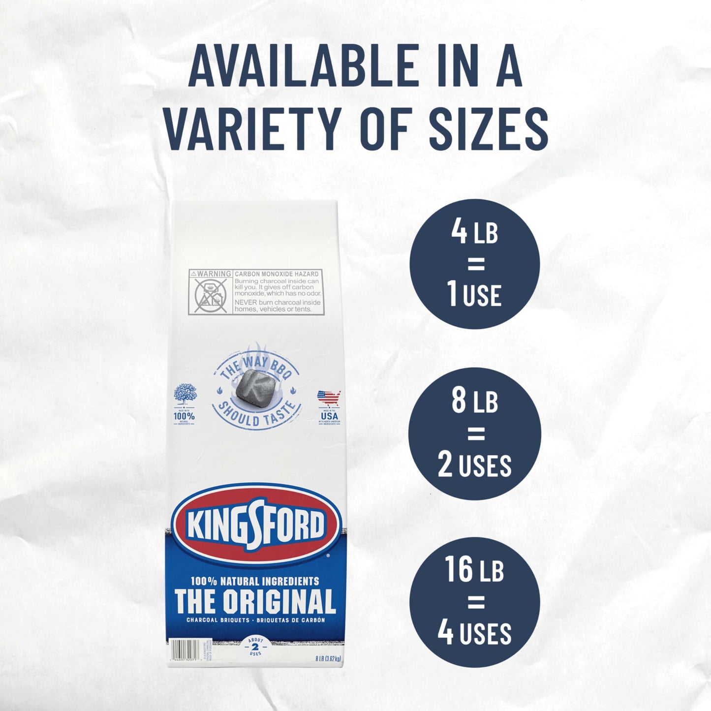 16 Pounds Kingsford Charcoal Briquettes for Grilling