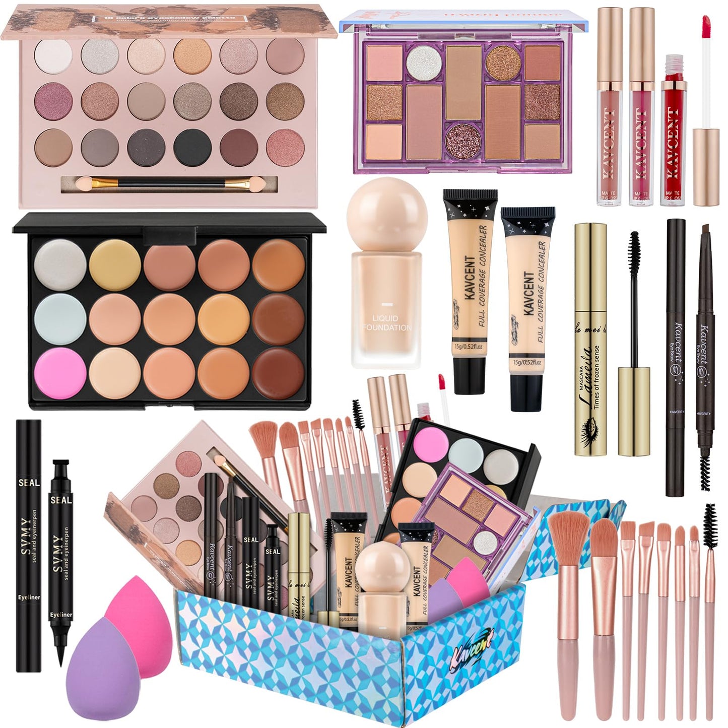 Makeup Kit for Teens - KAVCENT Full Set