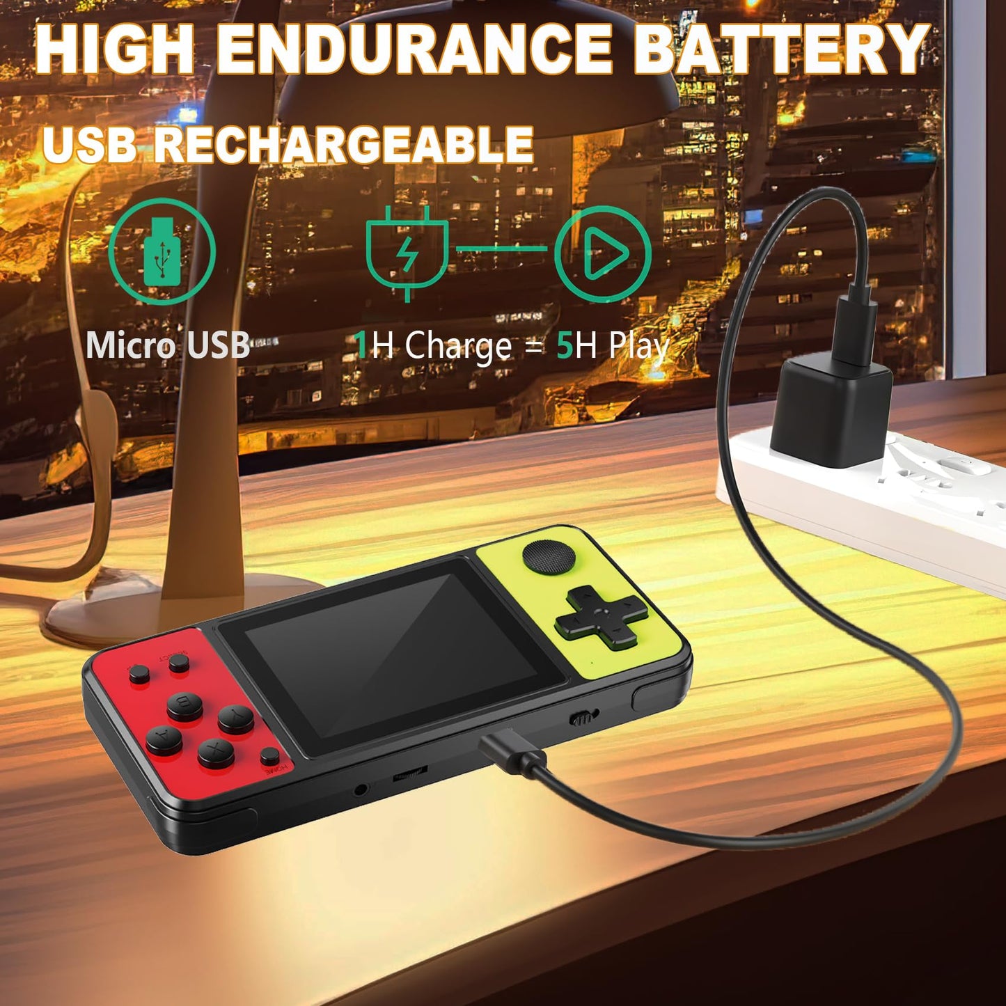 32 Bit Handheld Gaming Console by KAVOYI