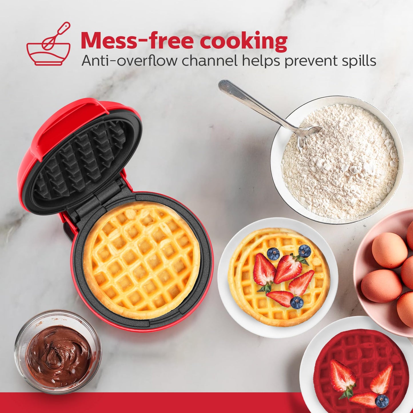 Mini Waffle Maker by Holstein Housewares