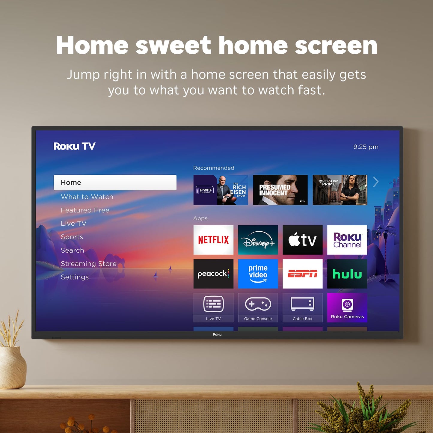 Roku 40-Inch 1080p Smart LED TV with Remote