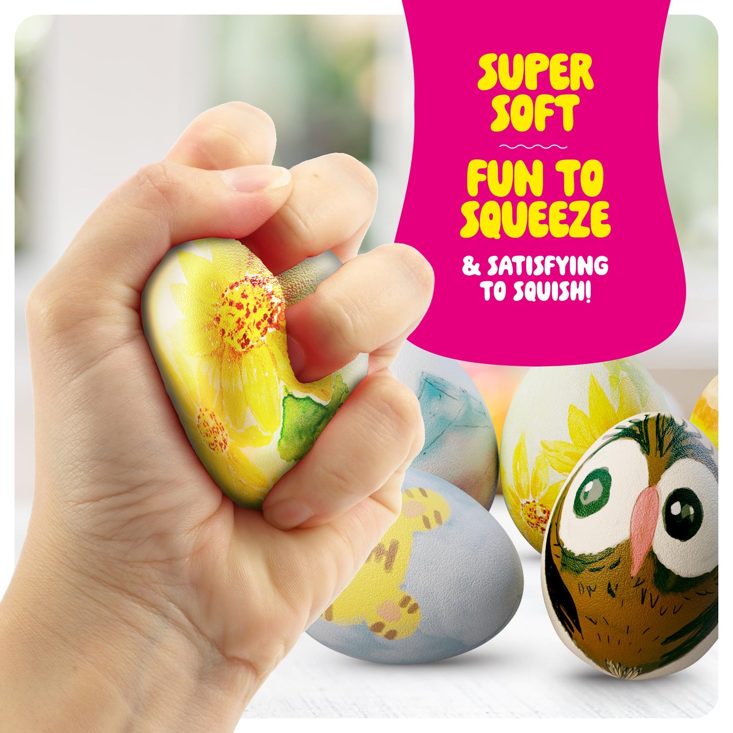 Easter Egg Squishy Painting Kit for Kids