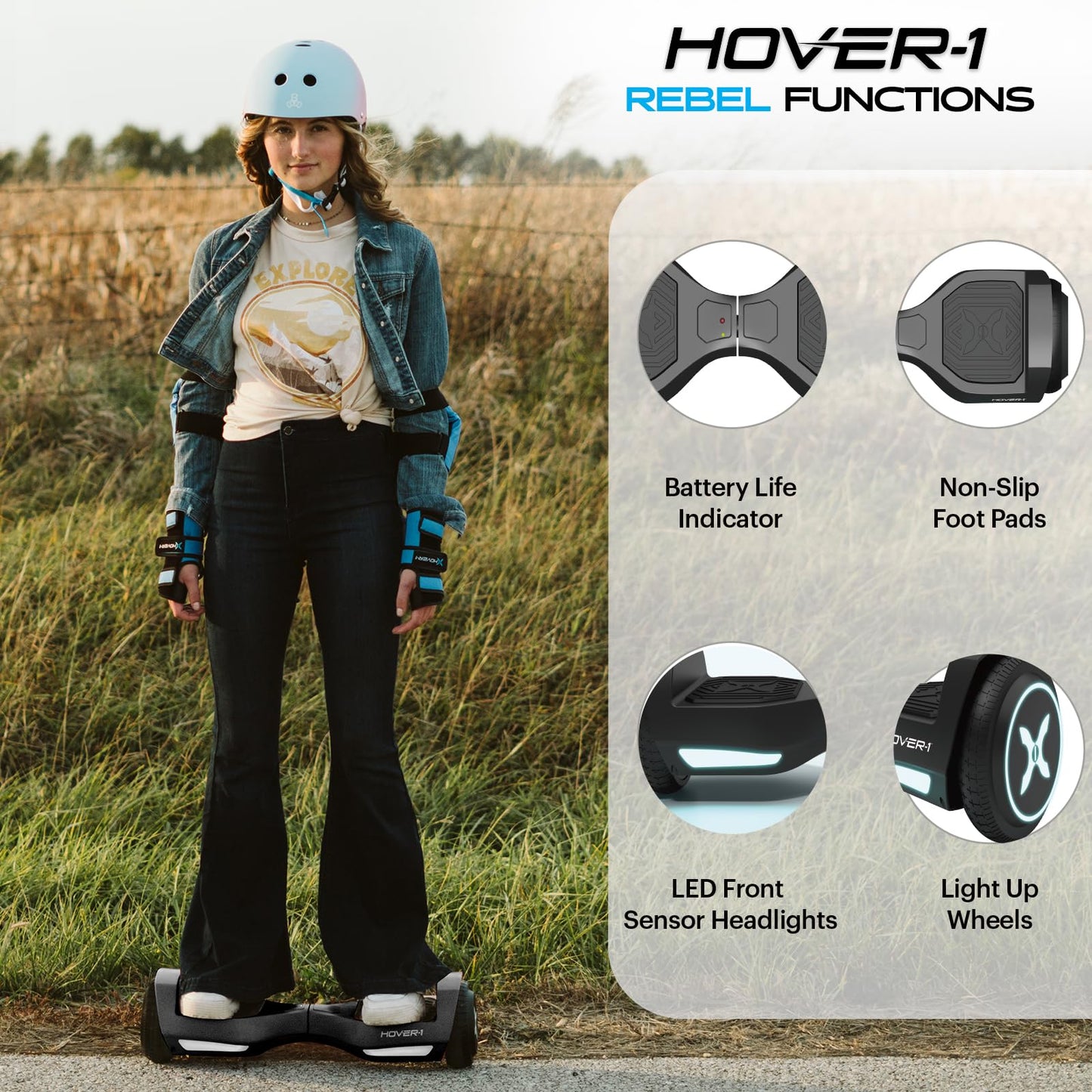 Hover-1 Rebel Electric Hoverboard for Kids