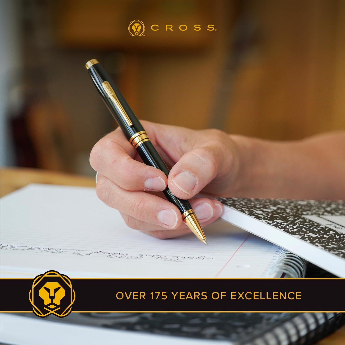 Cross Polished Chrome Ballpoint Pen for Professionals