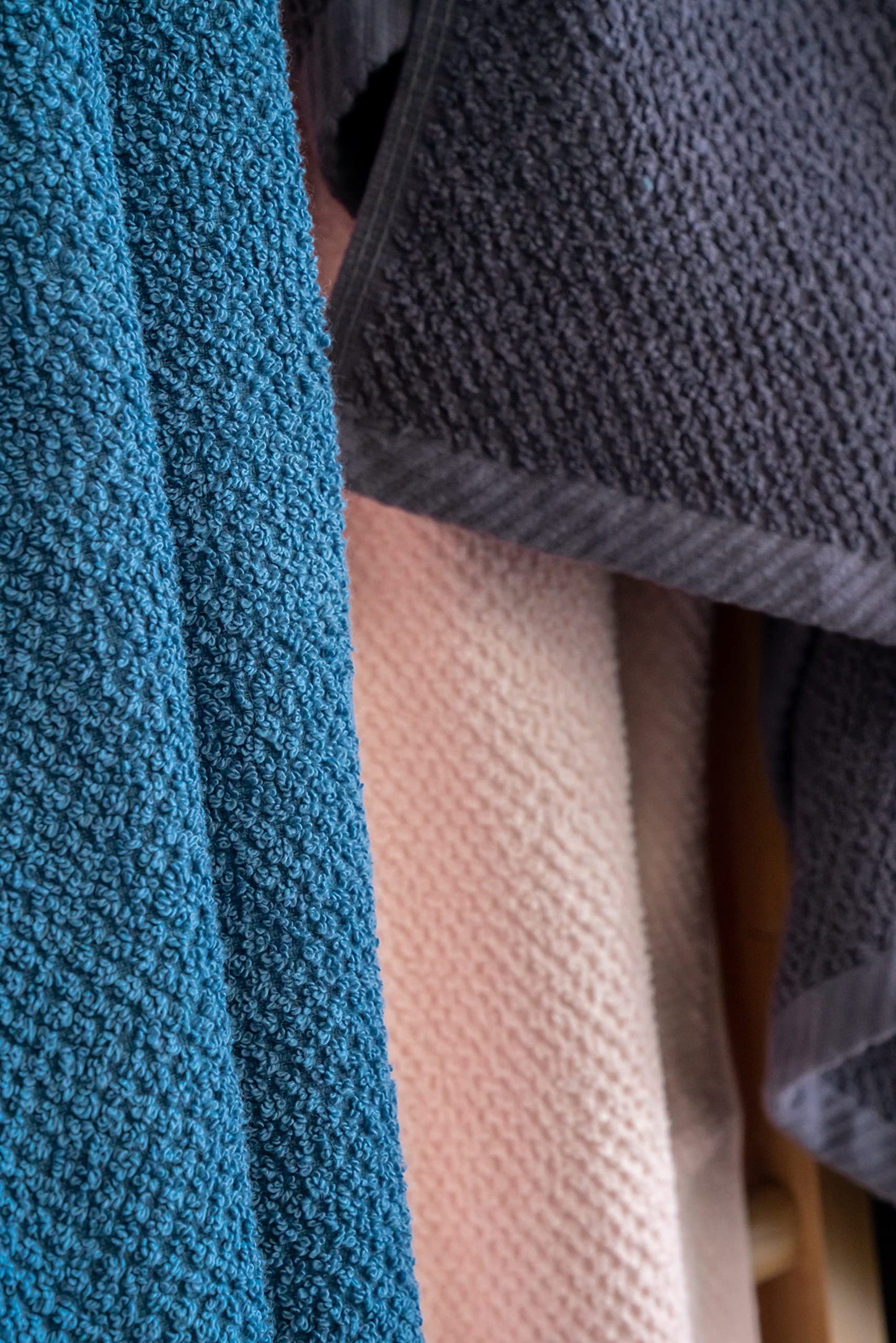 6-Piece Simpli-Magic Textured Bath Towel Set
