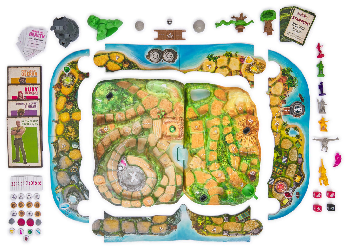 Jumanji Stampede 3D Adventure Board Game for Ages 8+