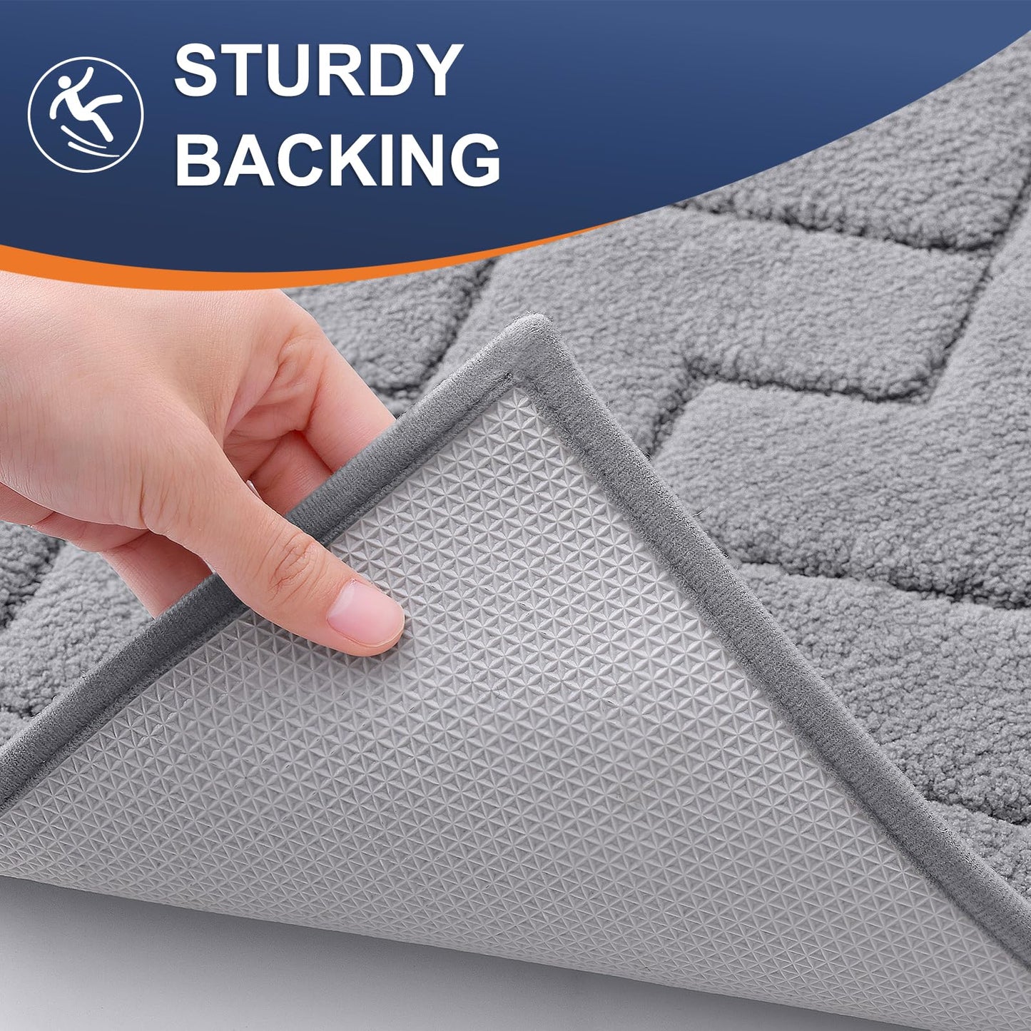 Indoor Door Mat, Dirt Resistant, Non-Slip Rubber
