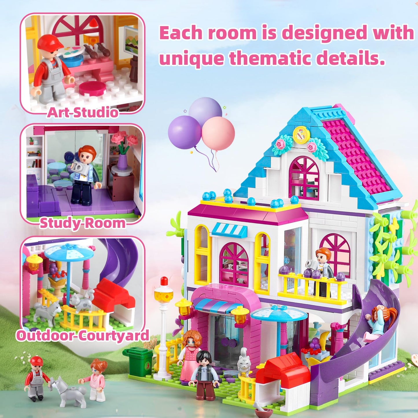 House Building Set Compatible with Lego Friends