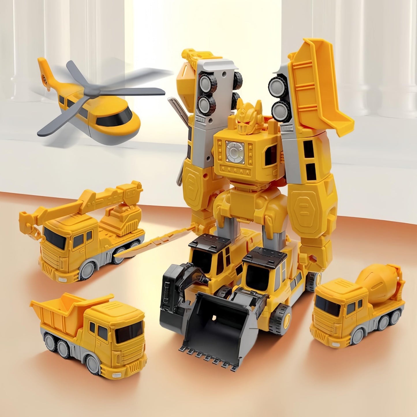 35 Piece Magnetic Cars and Trucks Toy Set for Kids