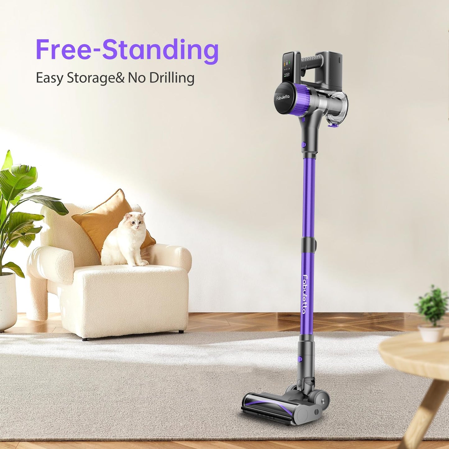 Cordless Vacuum Cleaner 38Kpa FABULETTA 6-in-1