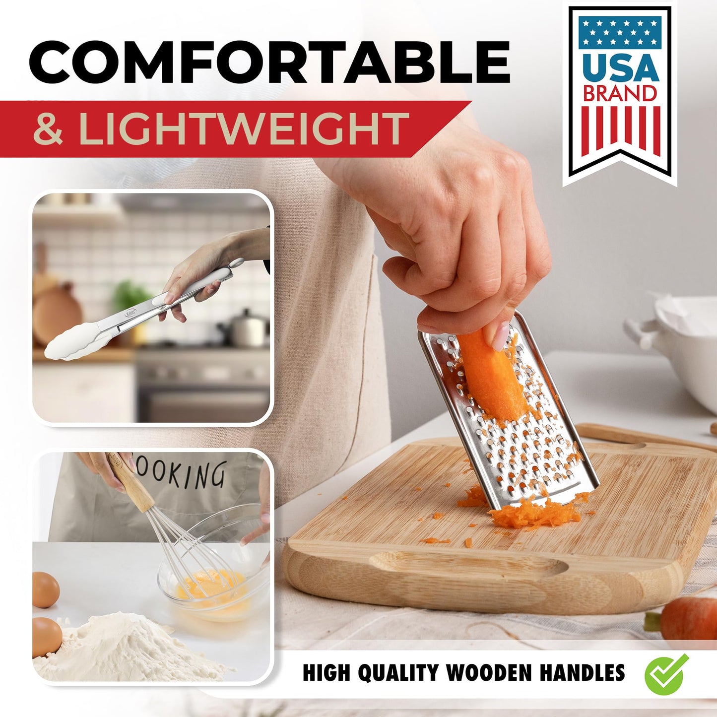50 PCS Silicone Kitchen Utensils Set - Heat Resistant