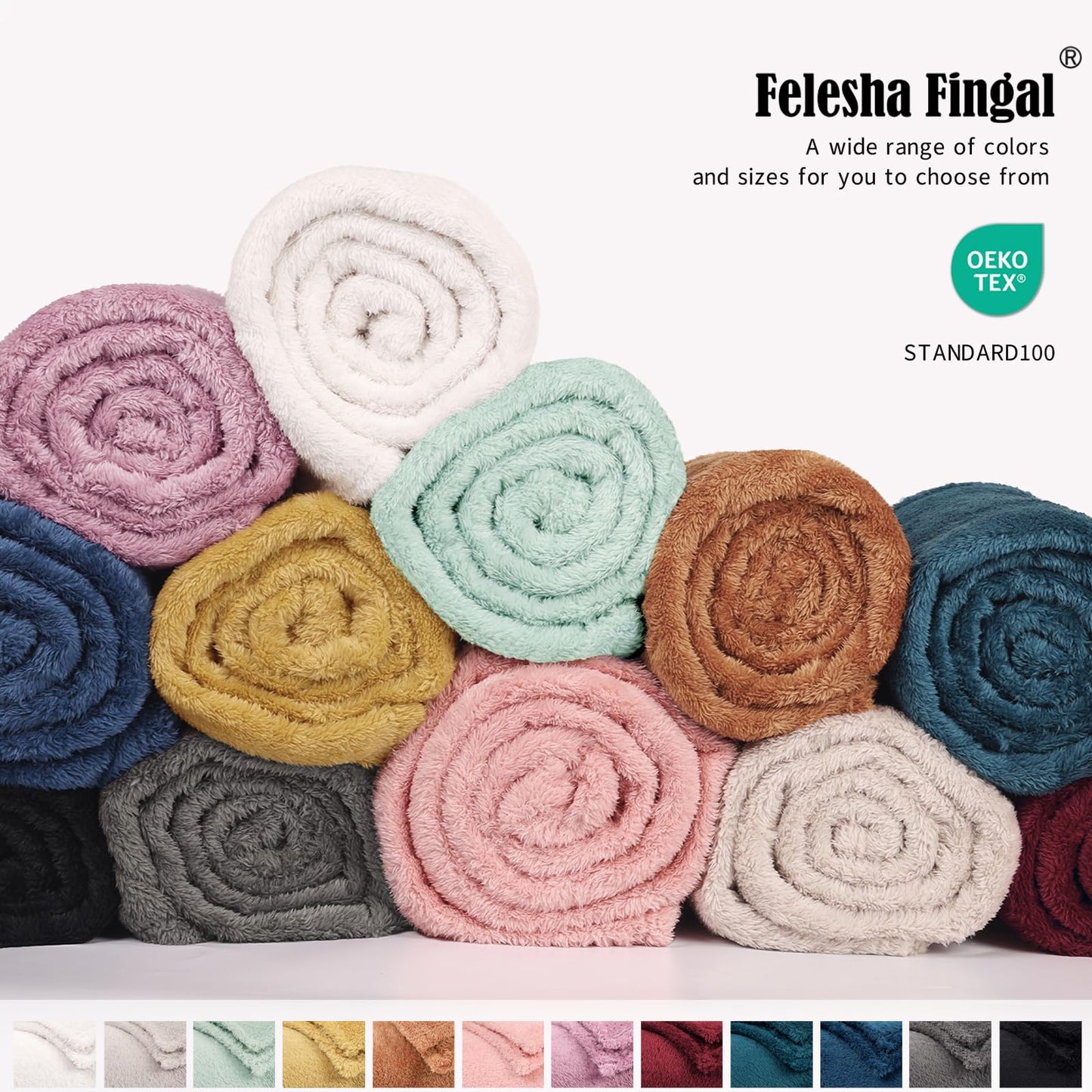 Felesha Fingal Cozy Plush Fleece Throw Blanket