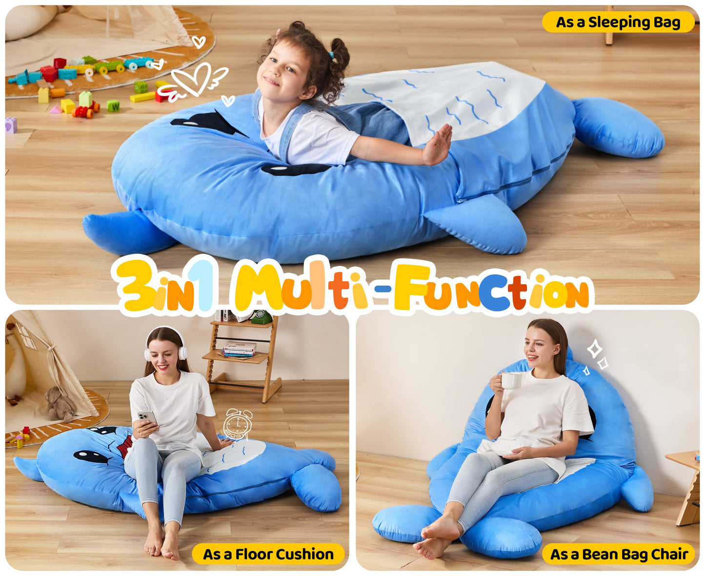 Bean Bag Chair for Kids and Adults - Hobestluk