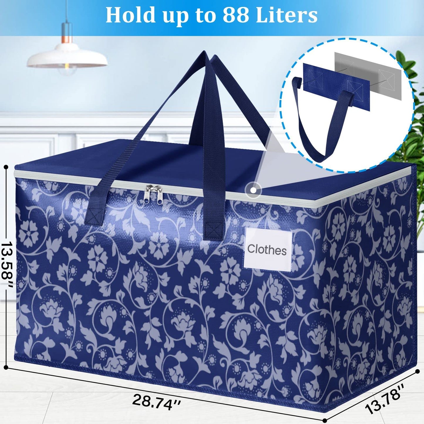 88L Heavy Duty Moving Bags 6-Pack