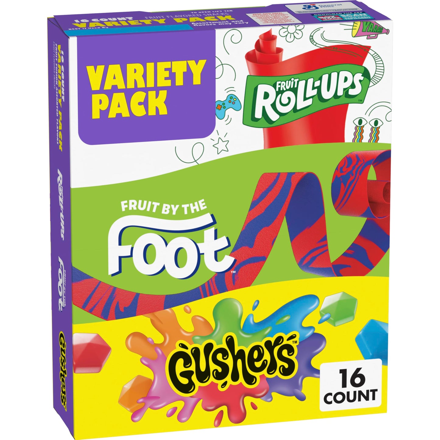 Fruit by the Foot Snack Variety Pack 16 Ct