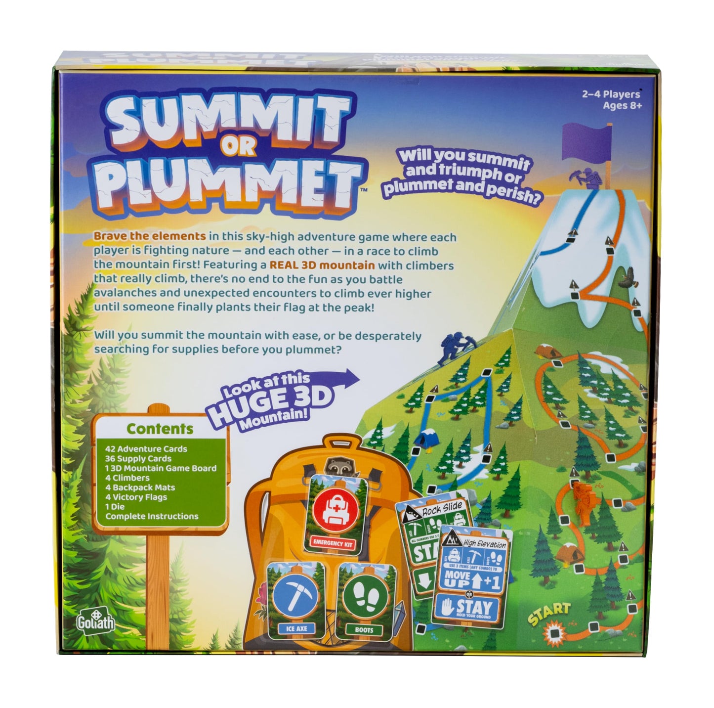 Goliath Summit or Plummet 3D Mountain Game