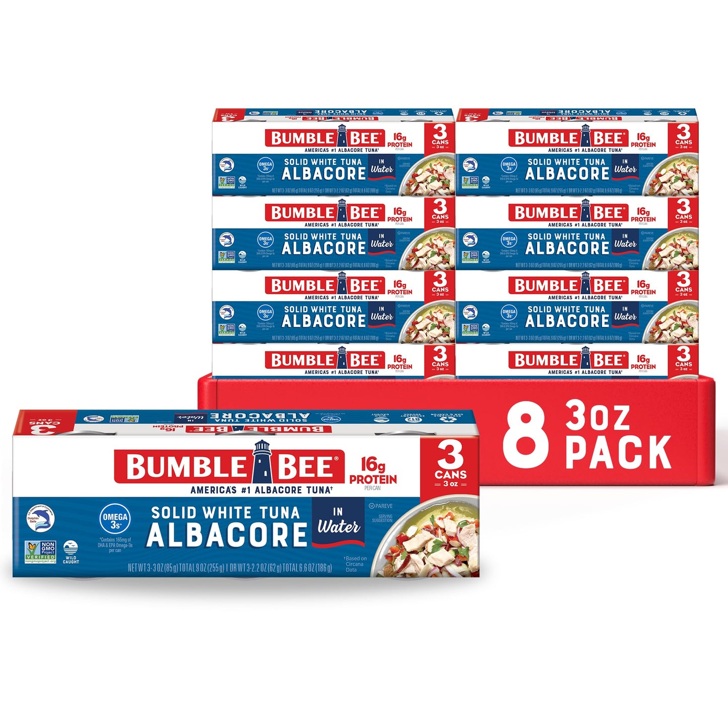 Bumble Bee Albacore Tuna in Water, 24 Cans
