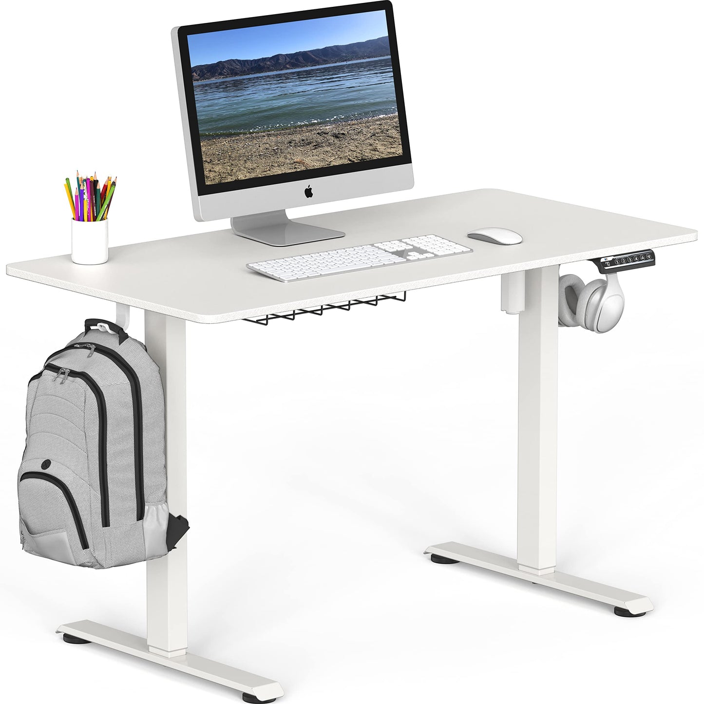 48-Inch Adjustable Electric Sit Stand Desk SHW