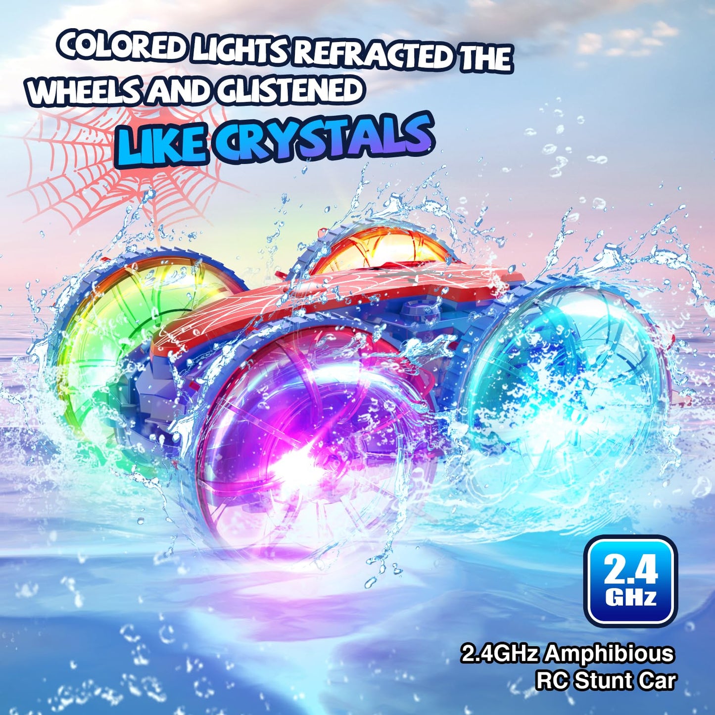 Amphibious Remote Control Car Boat for Kids