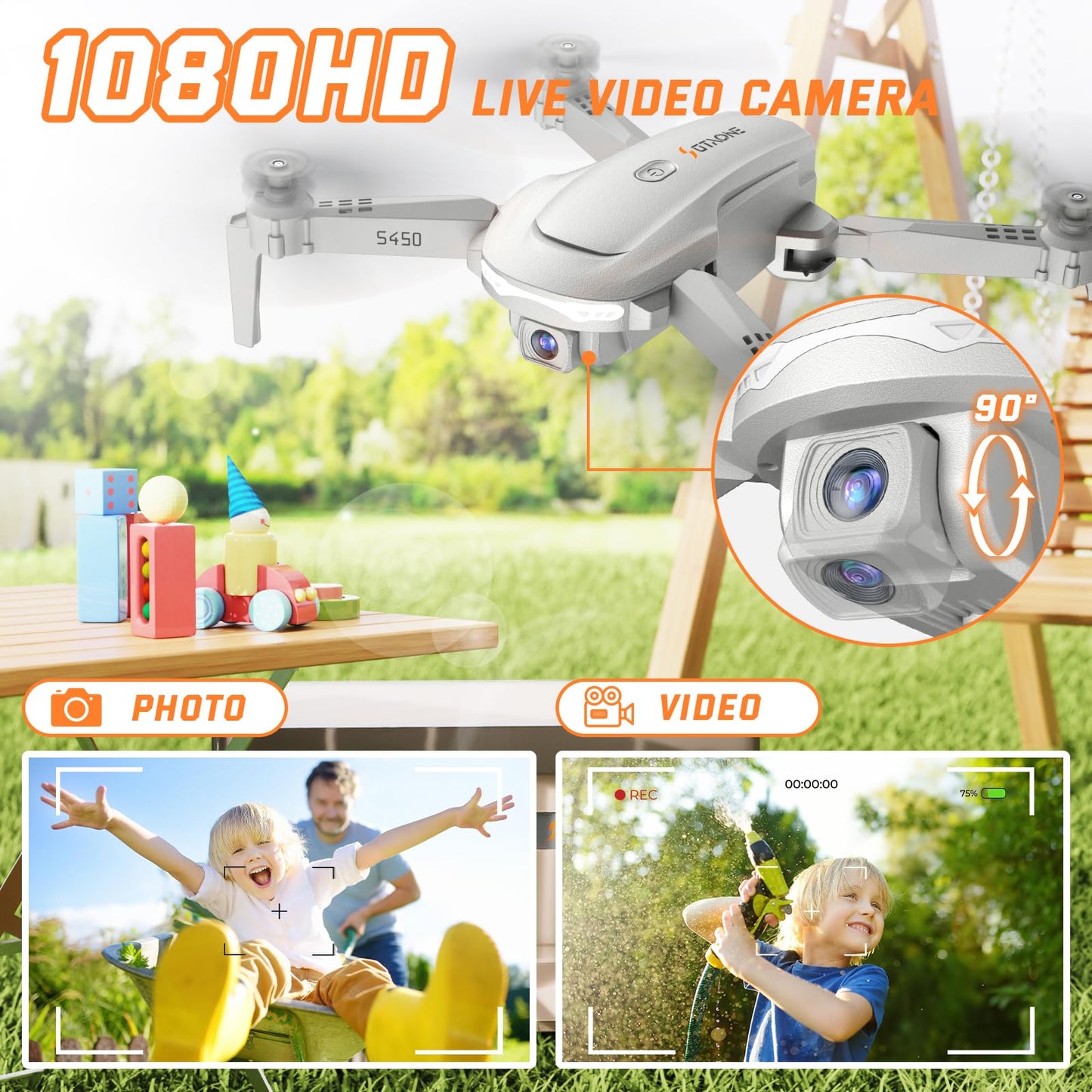 SOTAONE 1080P HD Camera Drone for Beginners