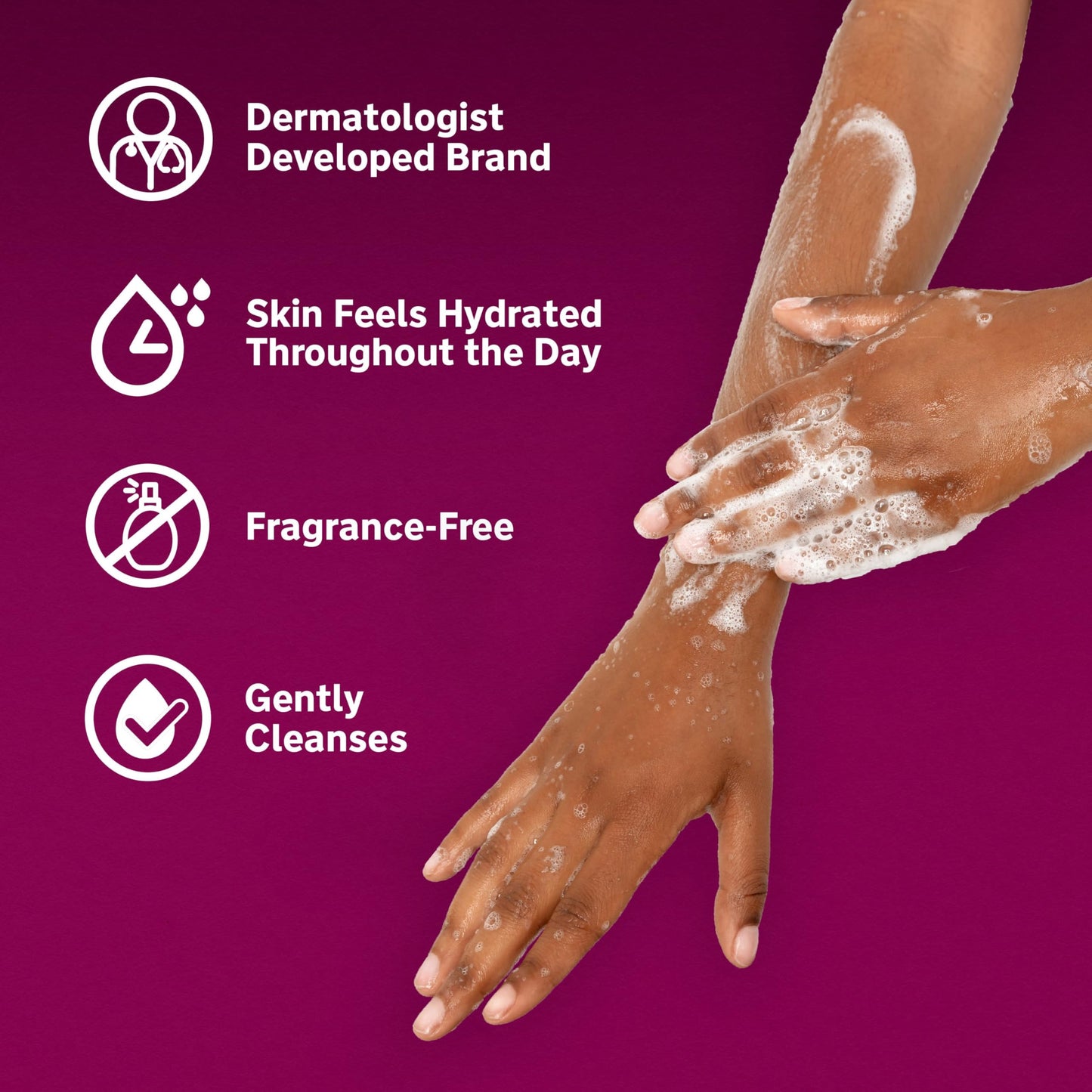 Lubriderm Unscented Body Wash for Dry Skin