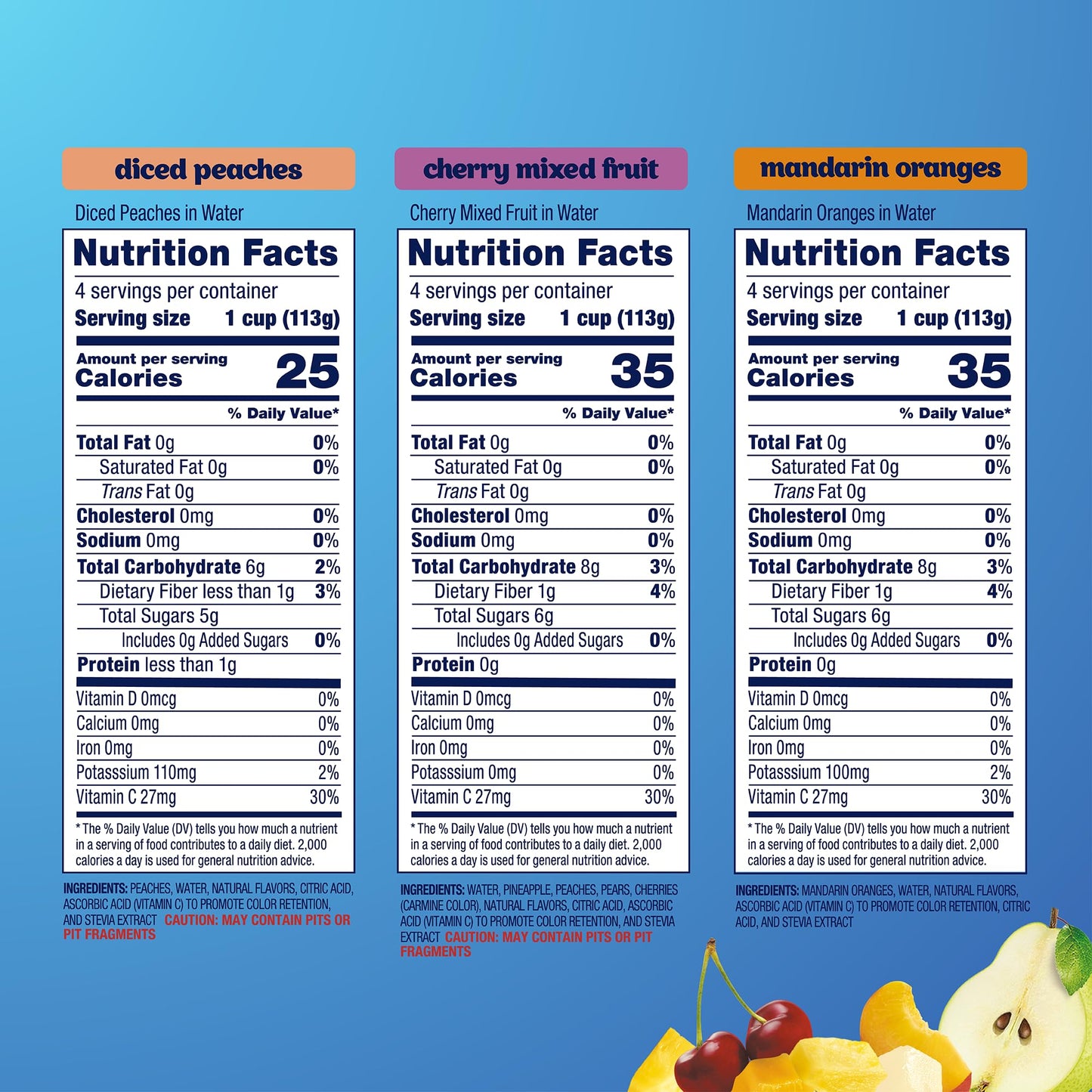 Dole Mixed Fruit Variety Pack 12 Bowls