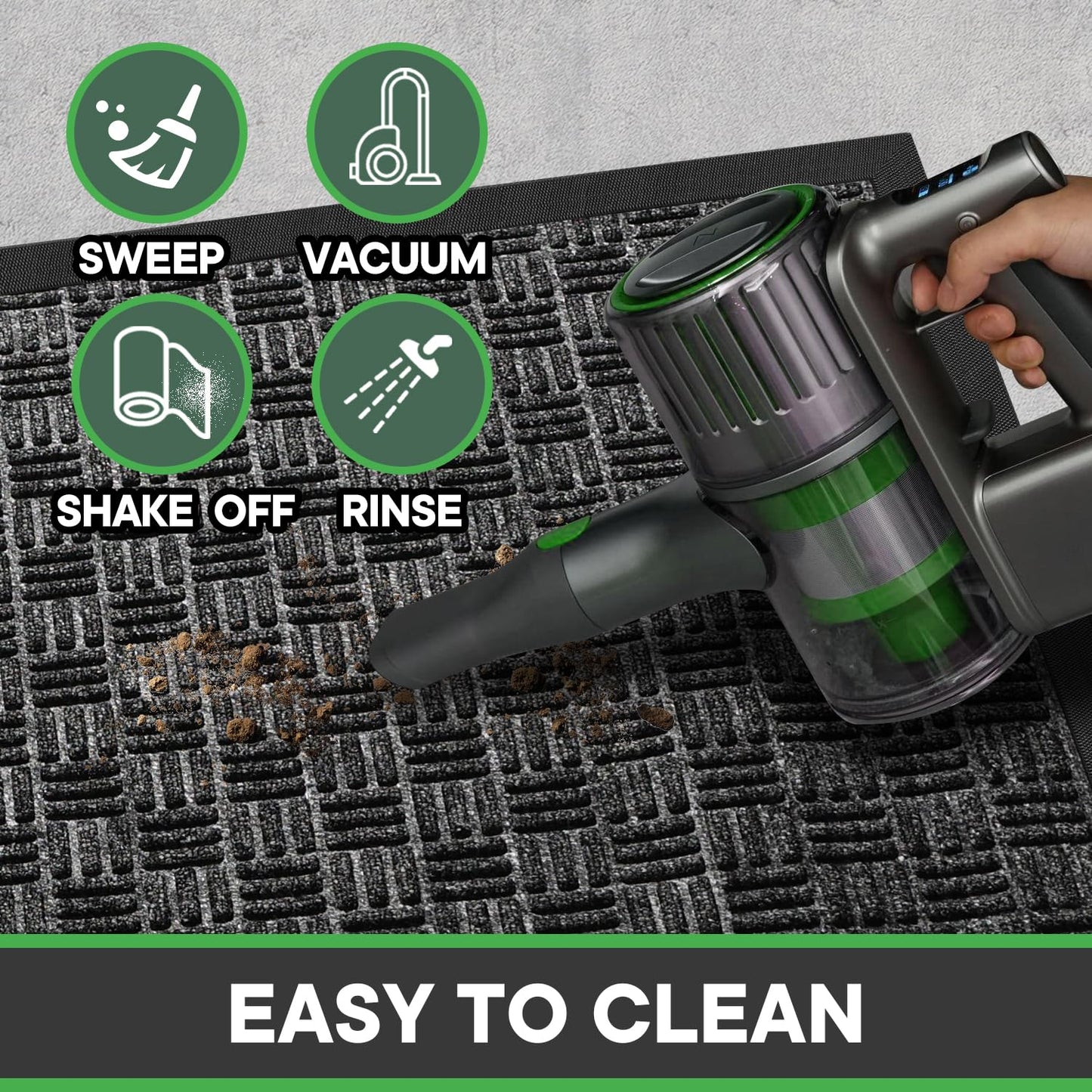 Heavy Duty Waterproof Welcome Mat for Entryway