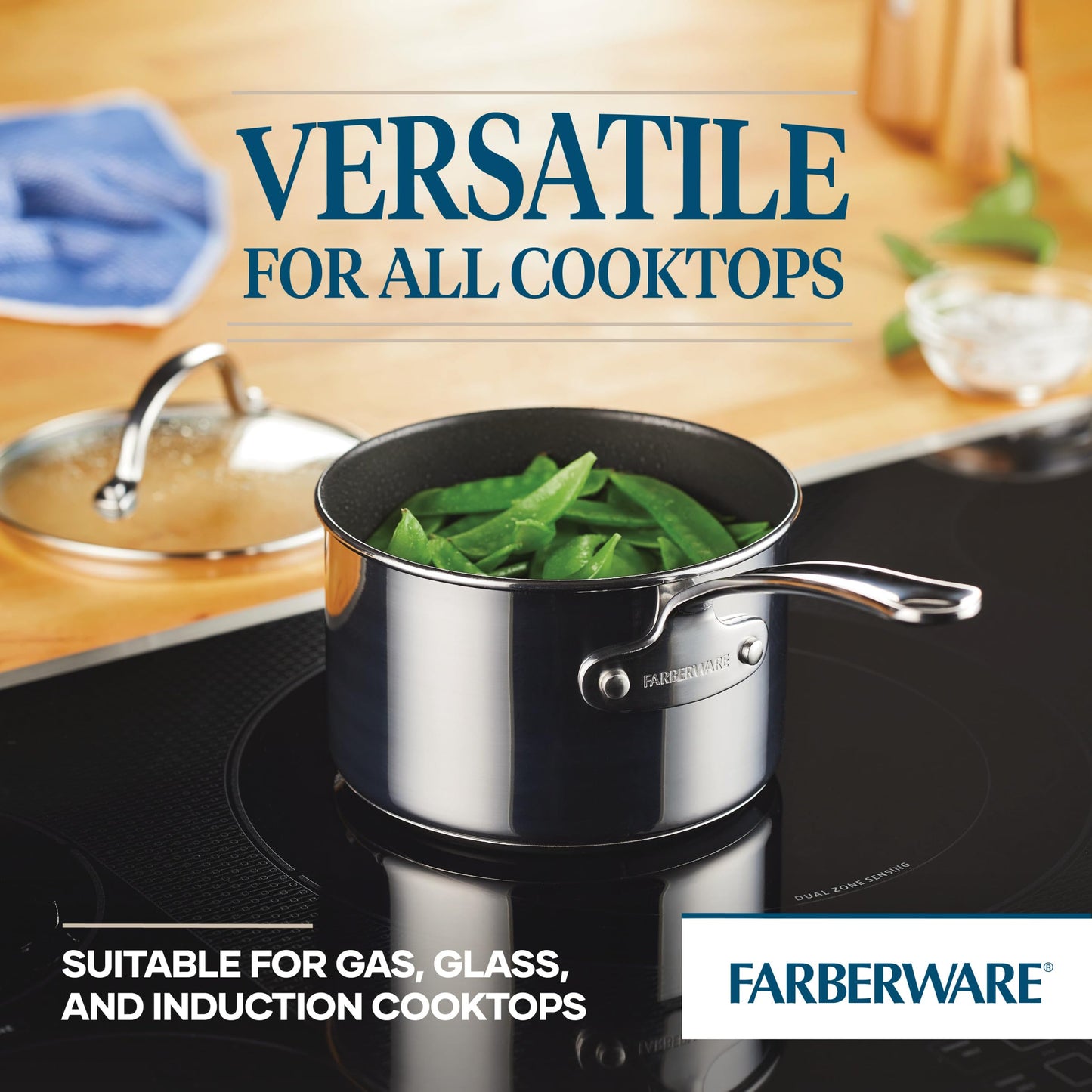 Farberware 10-Piece Stainless Steel Cookware Set