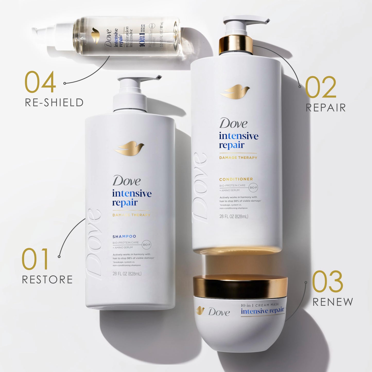 Dove Intensive Repair Shampoo for Damaged Hair