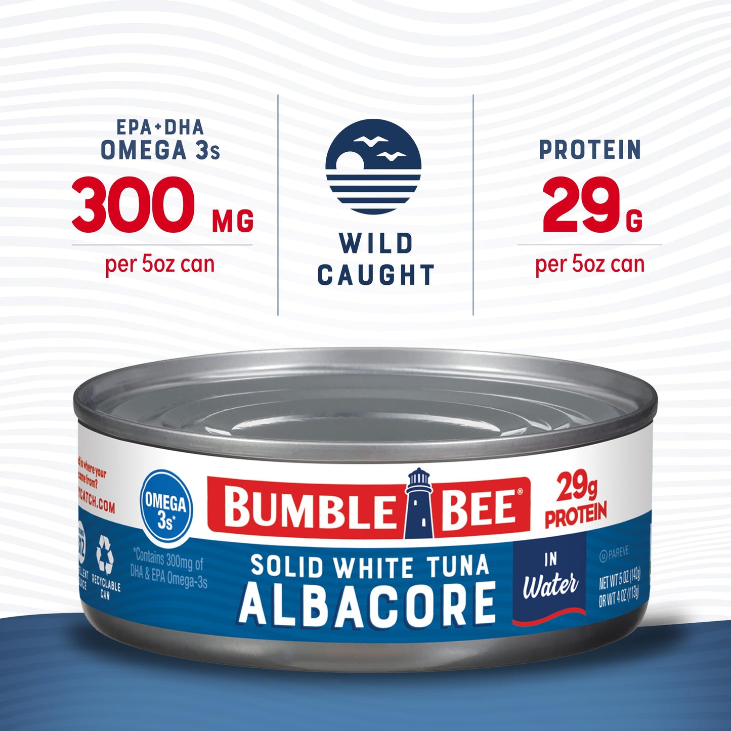 Bumble Bee Albacore Tuna in Water, 24-Pack