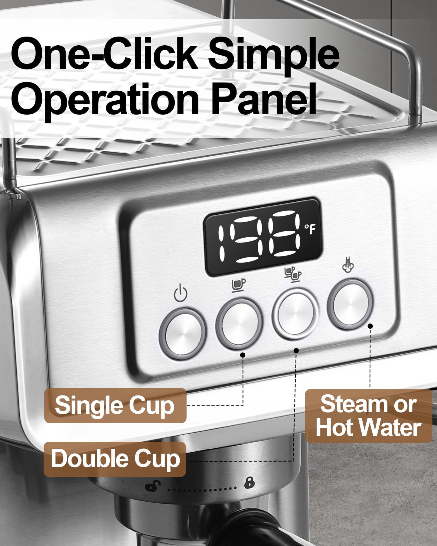 ILAVIE 20 Bar Espresso Machine with Milk Frother