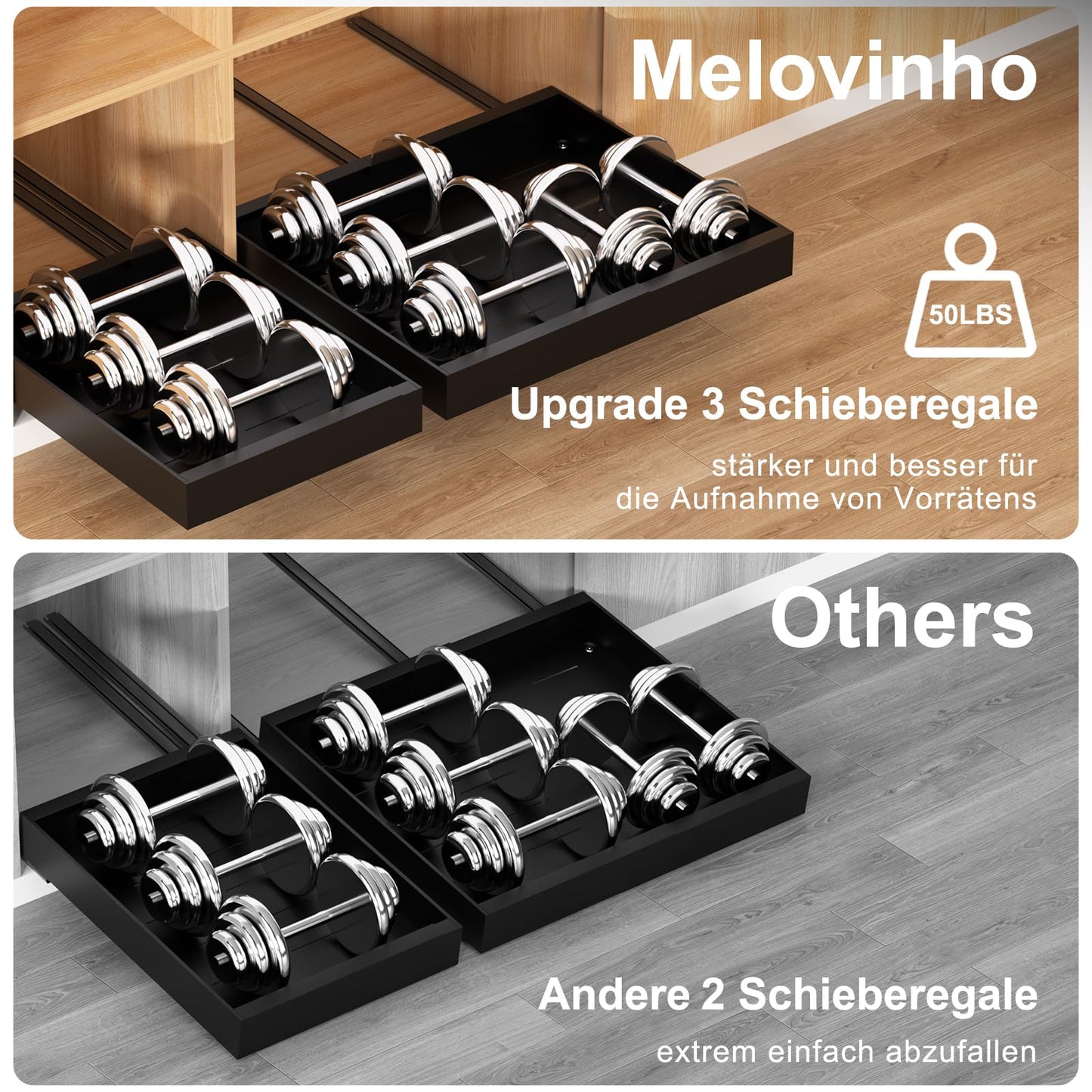 2 Pack Expandable Kitchen Cabinet Organizer