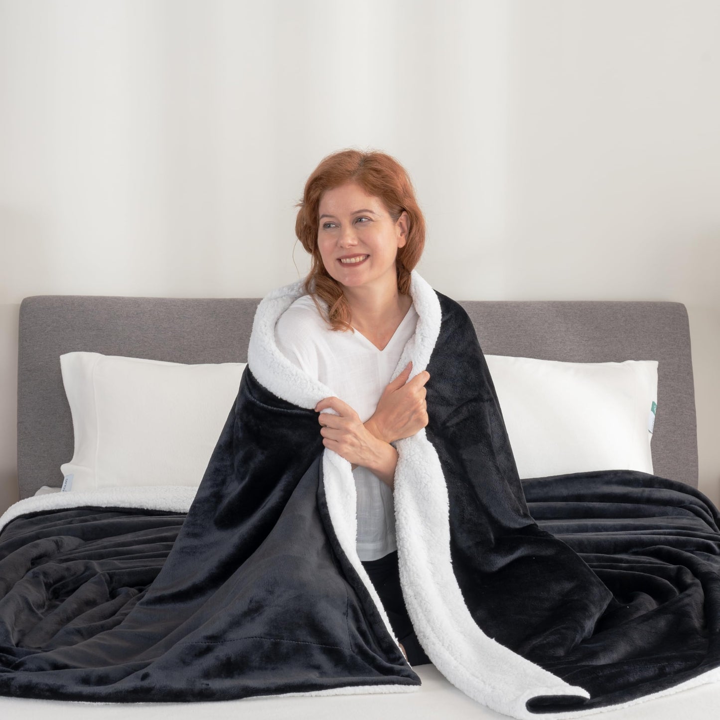 Berkshire Blanket Sherpa Fleece Reversible Blanket