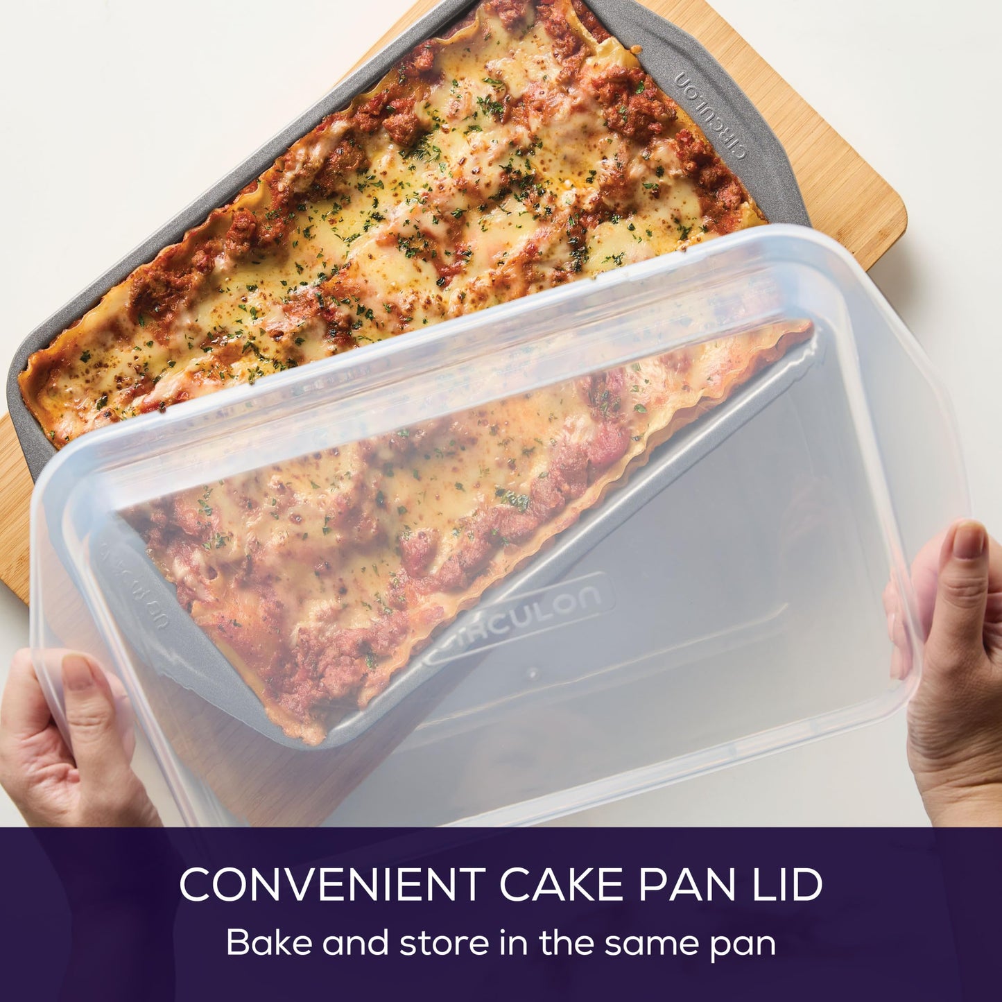 Circulon Nonstick Baking Pan with Lid, 9x13"