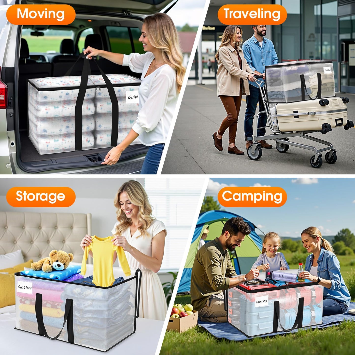 Heavy Duty Moving Bags for Storage Packing