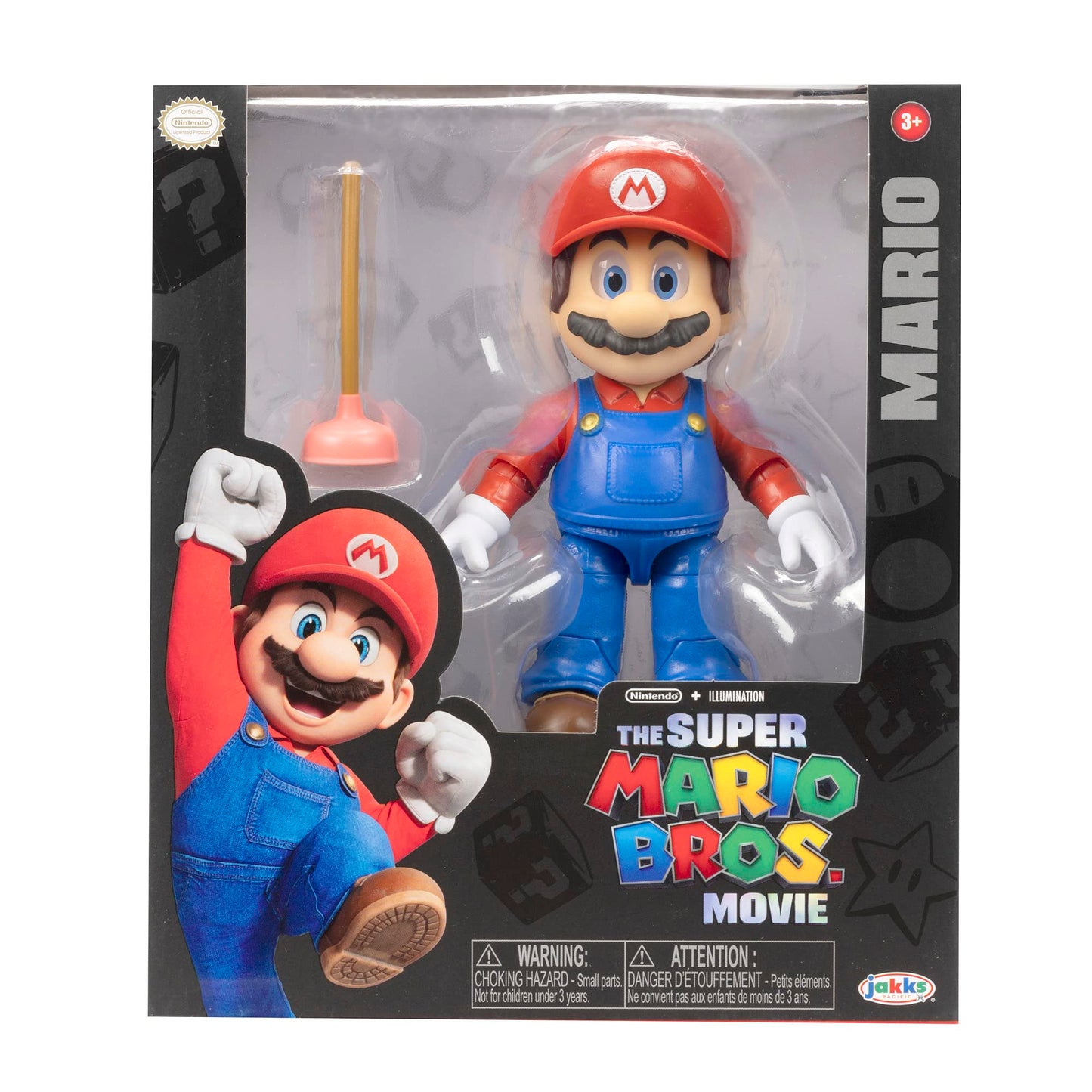 Super Mario Bros. 5" Action Figure with Plunger