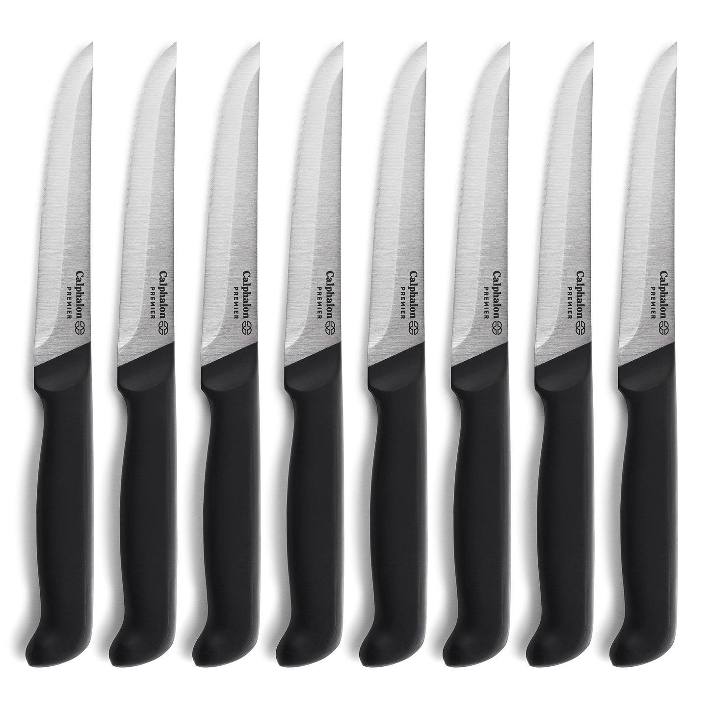 Calphalon 8-Piece Steak Knife Set with SharpIN