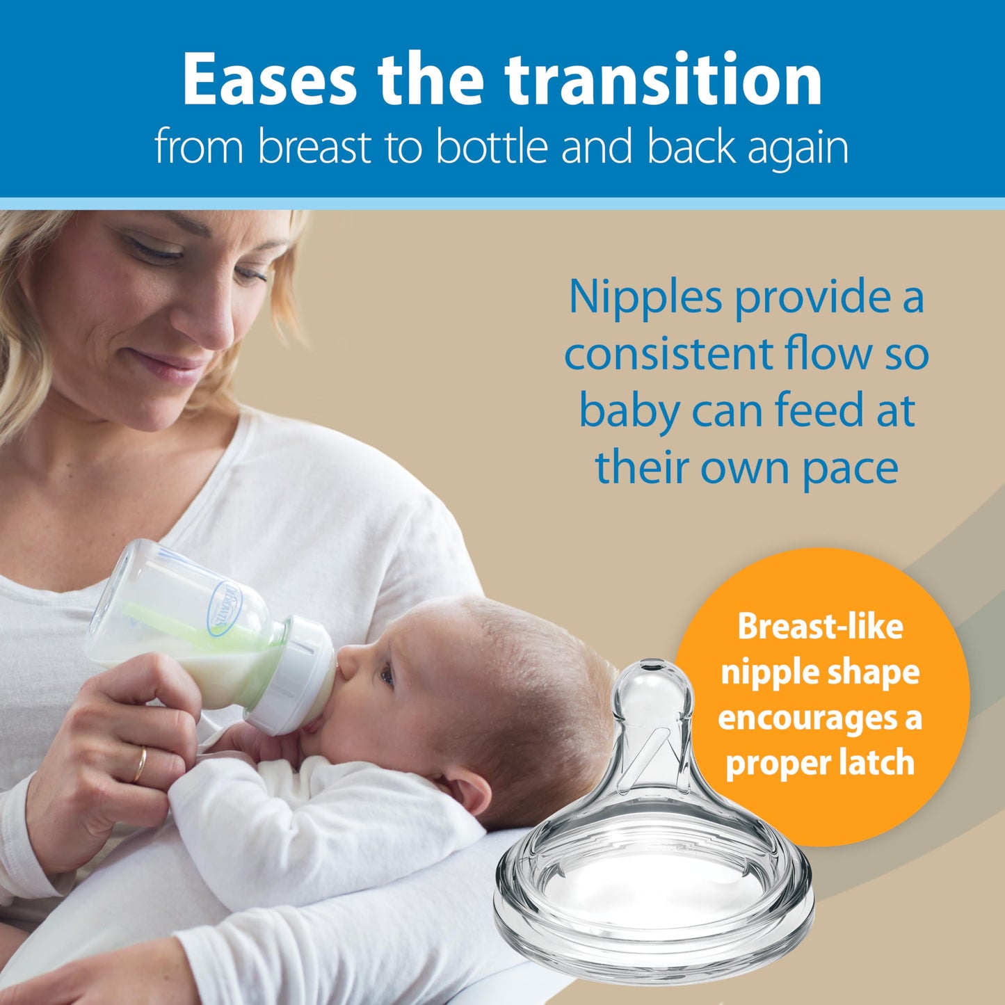 Dr. Brown's Anti-Colic Wide-Neck Glass Bottles 3 Pack