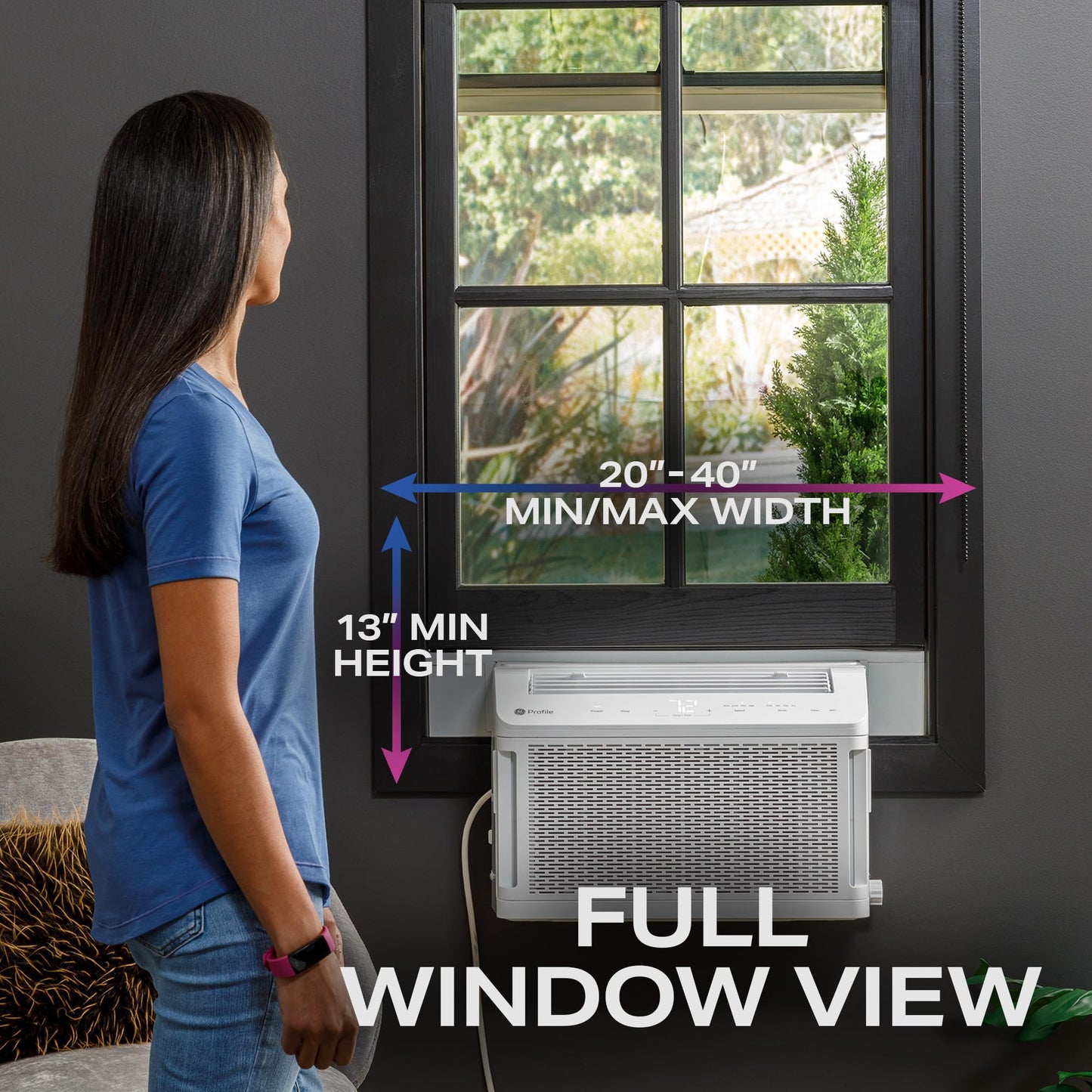 8,300 BTU WiFi Air Conditioner for Medium Rooms