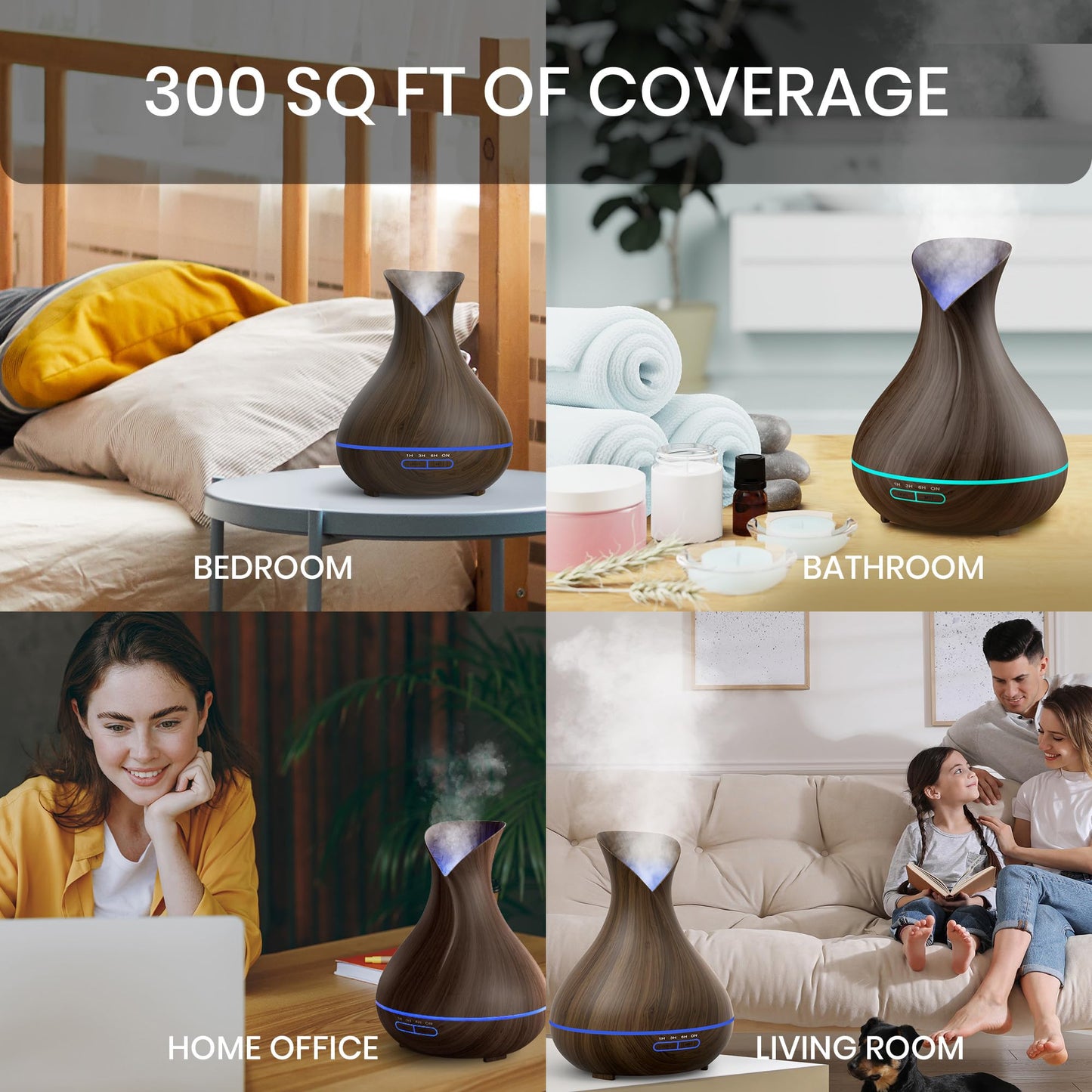400ml Everlasting Comfort Essential Oil Diffuser