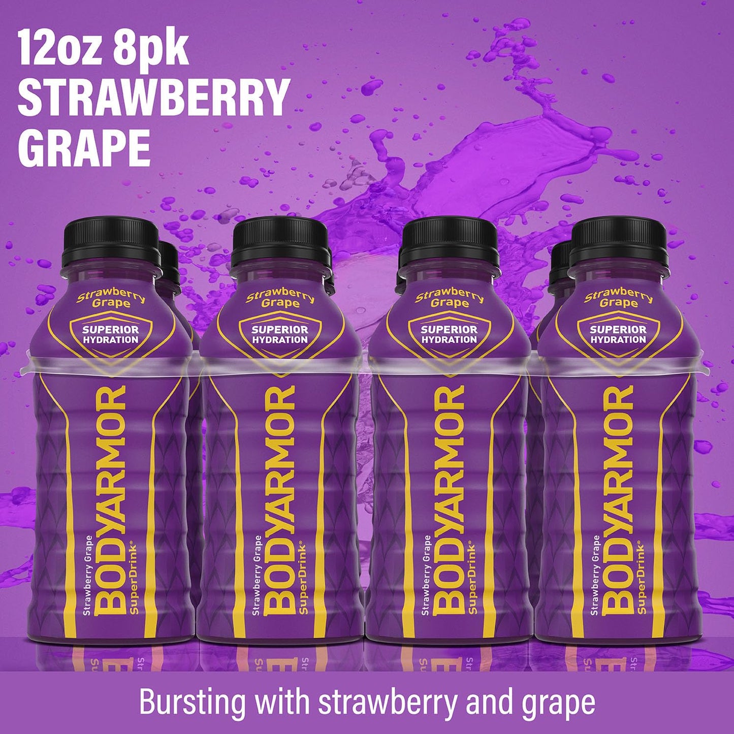 BODYARMOR Mamba Forever Strawberry Grape Drink 8pk