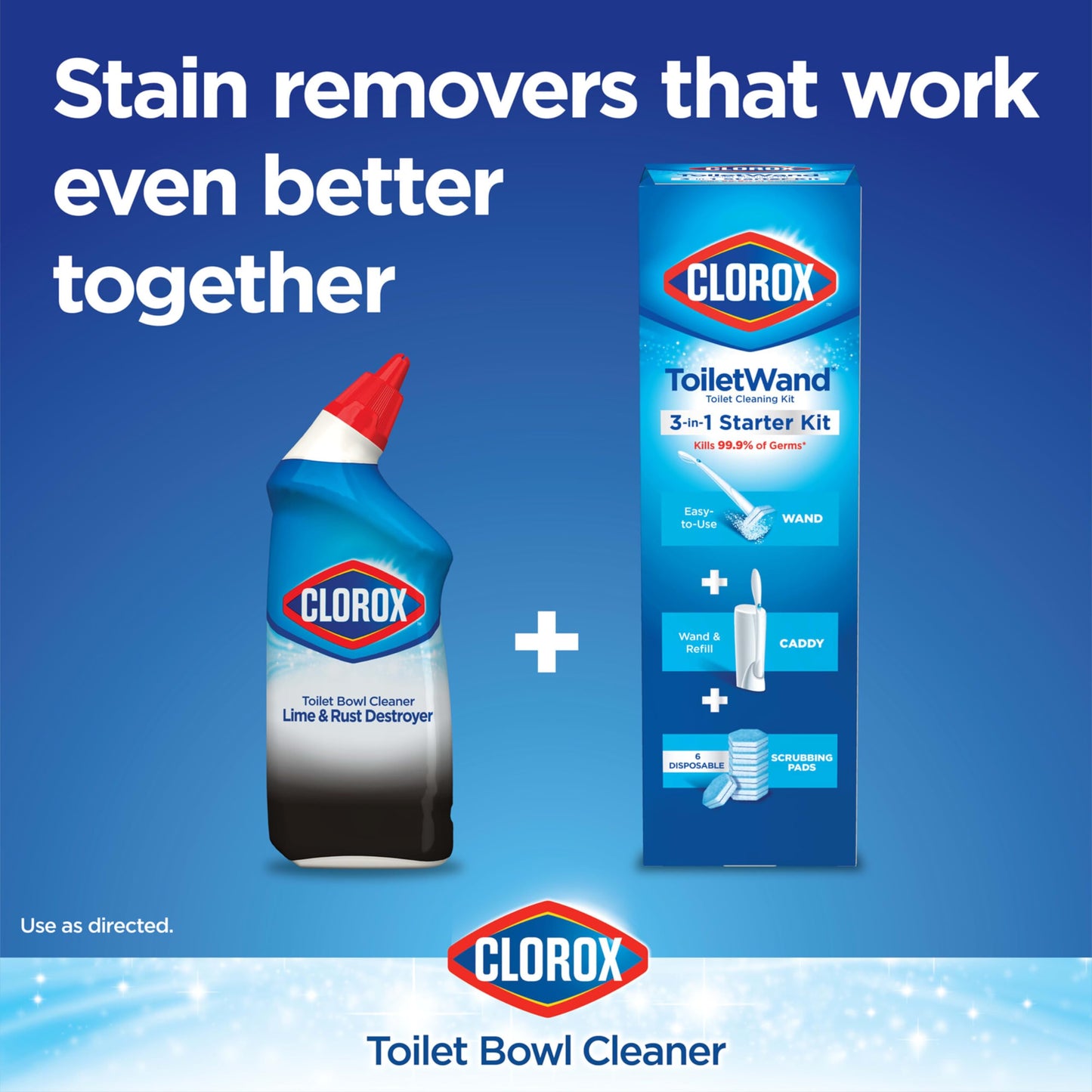 CLOROX Toilet Bowl Cleaner for Lime & Rust