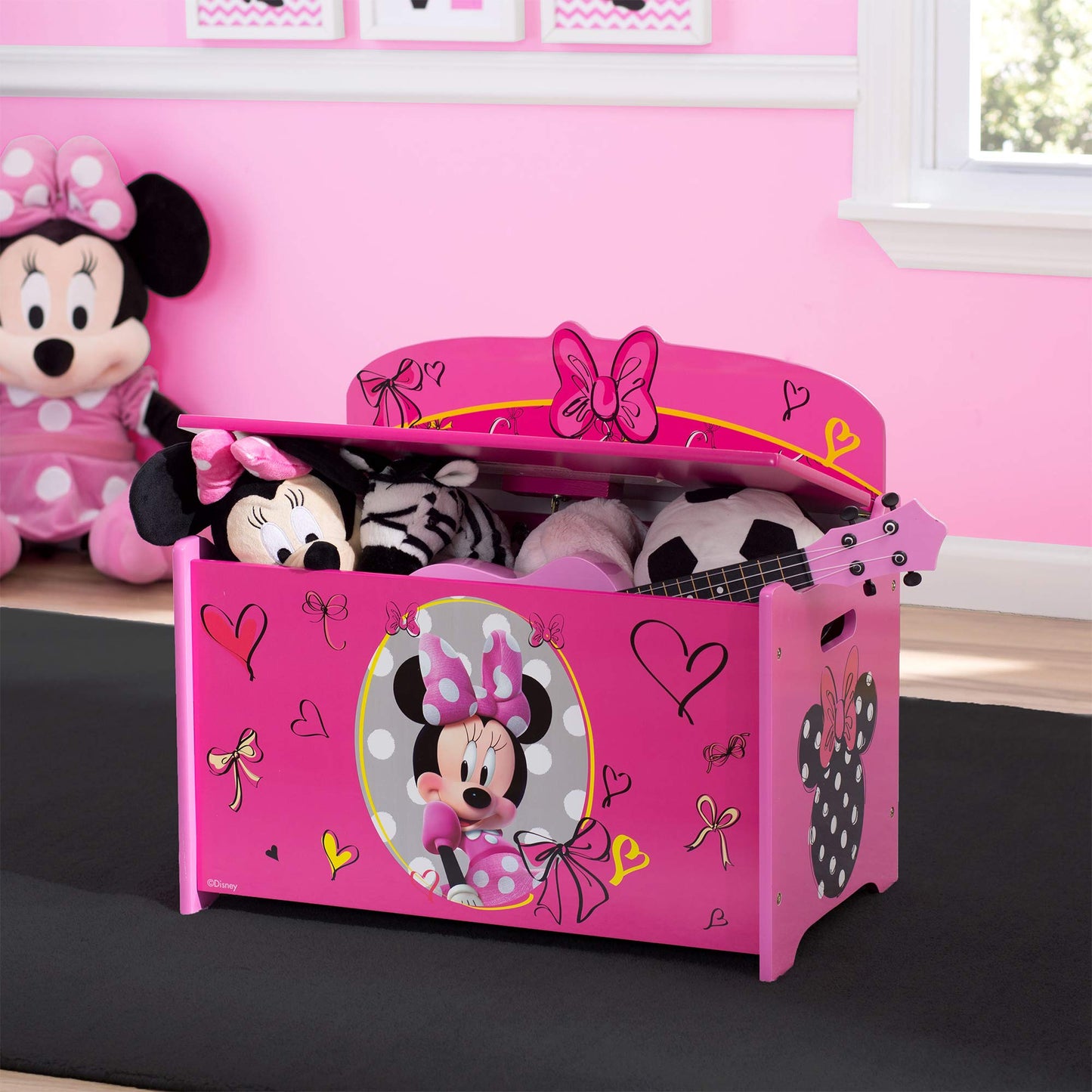Delta Children Minnie Mouse Deluxe Toy Box