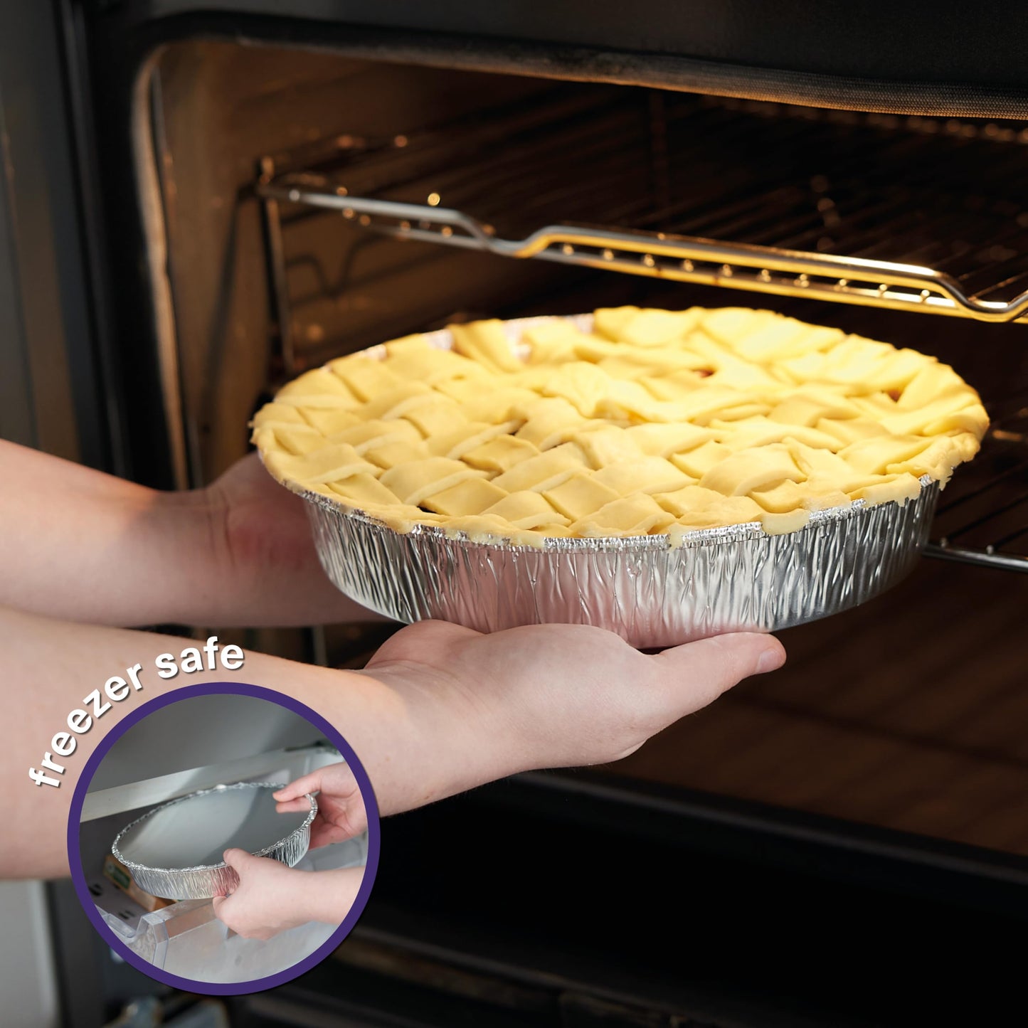 40 Pack MATANA Aluminum Pans with Lid