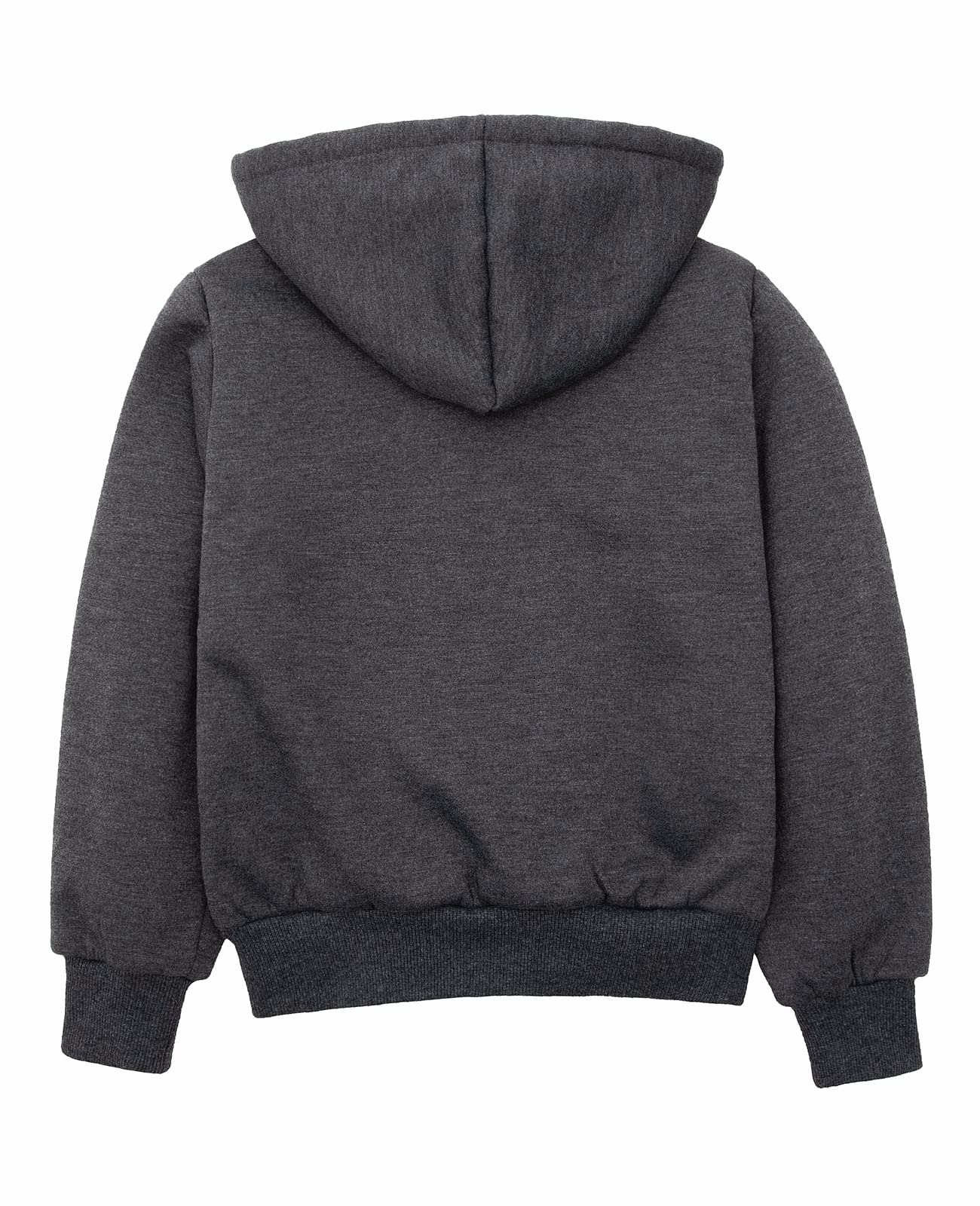 Kids Sherpa Lined Zip Up Hoodie Sweatshirt