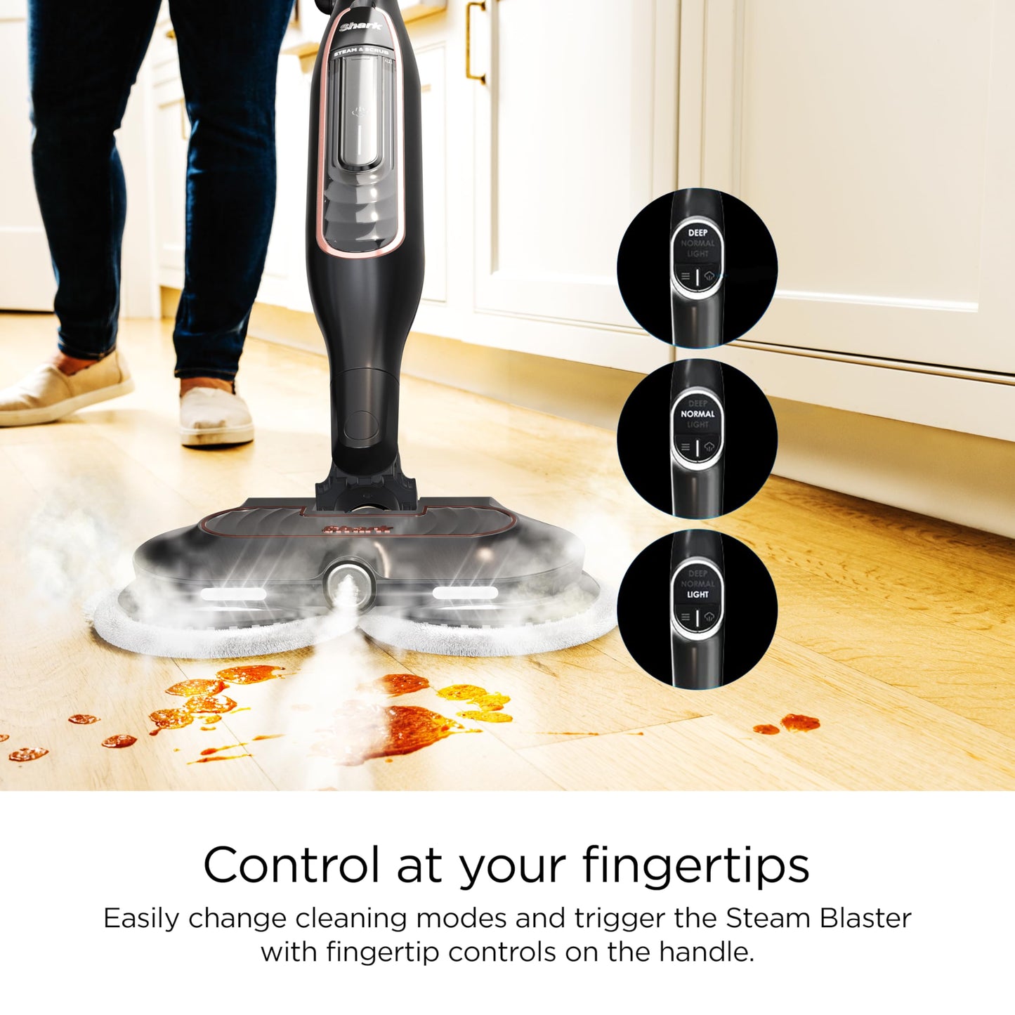 Shark Steam Mop with Scrub Technology & Modes