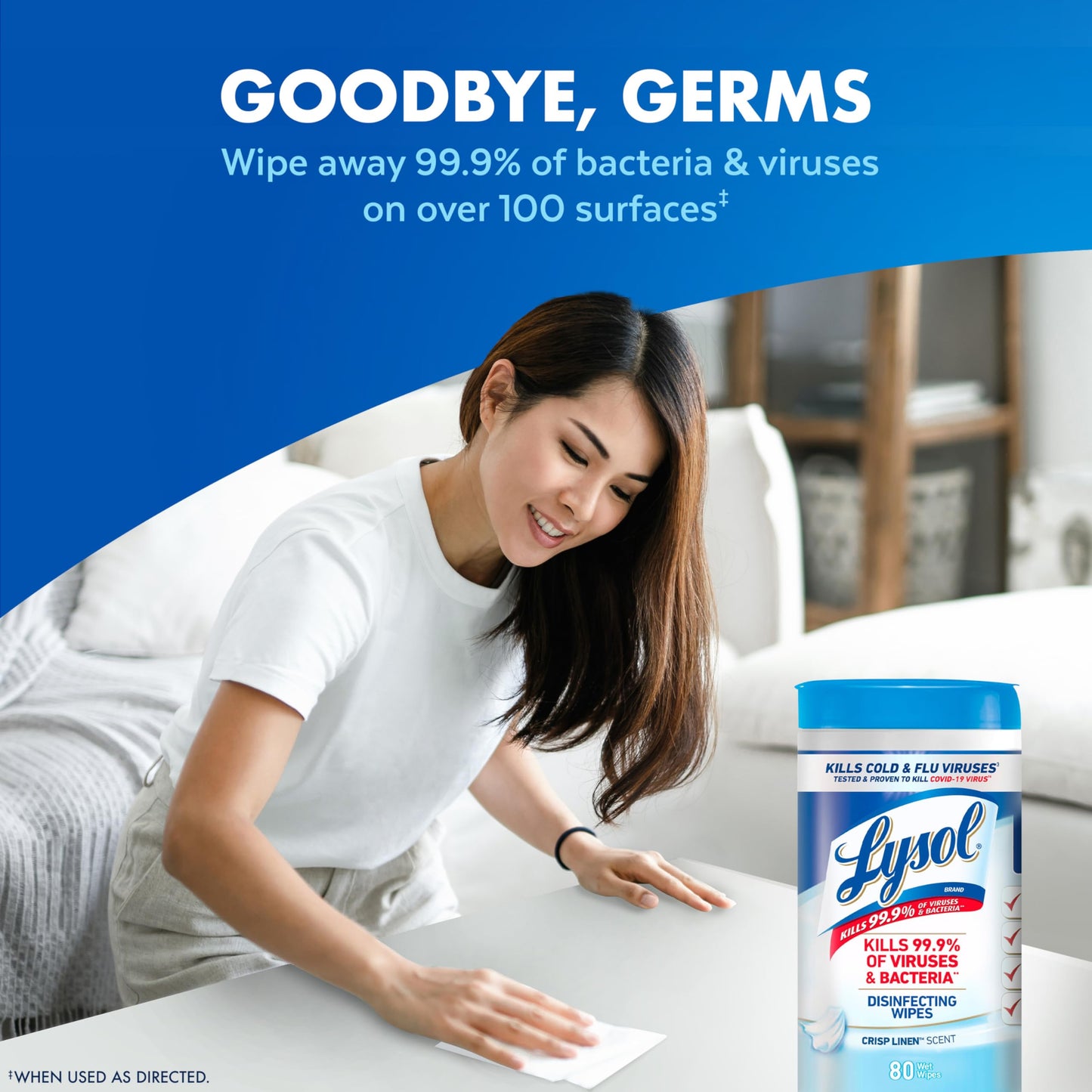 80 Count Lysol Disinfecting Wipes Bundle