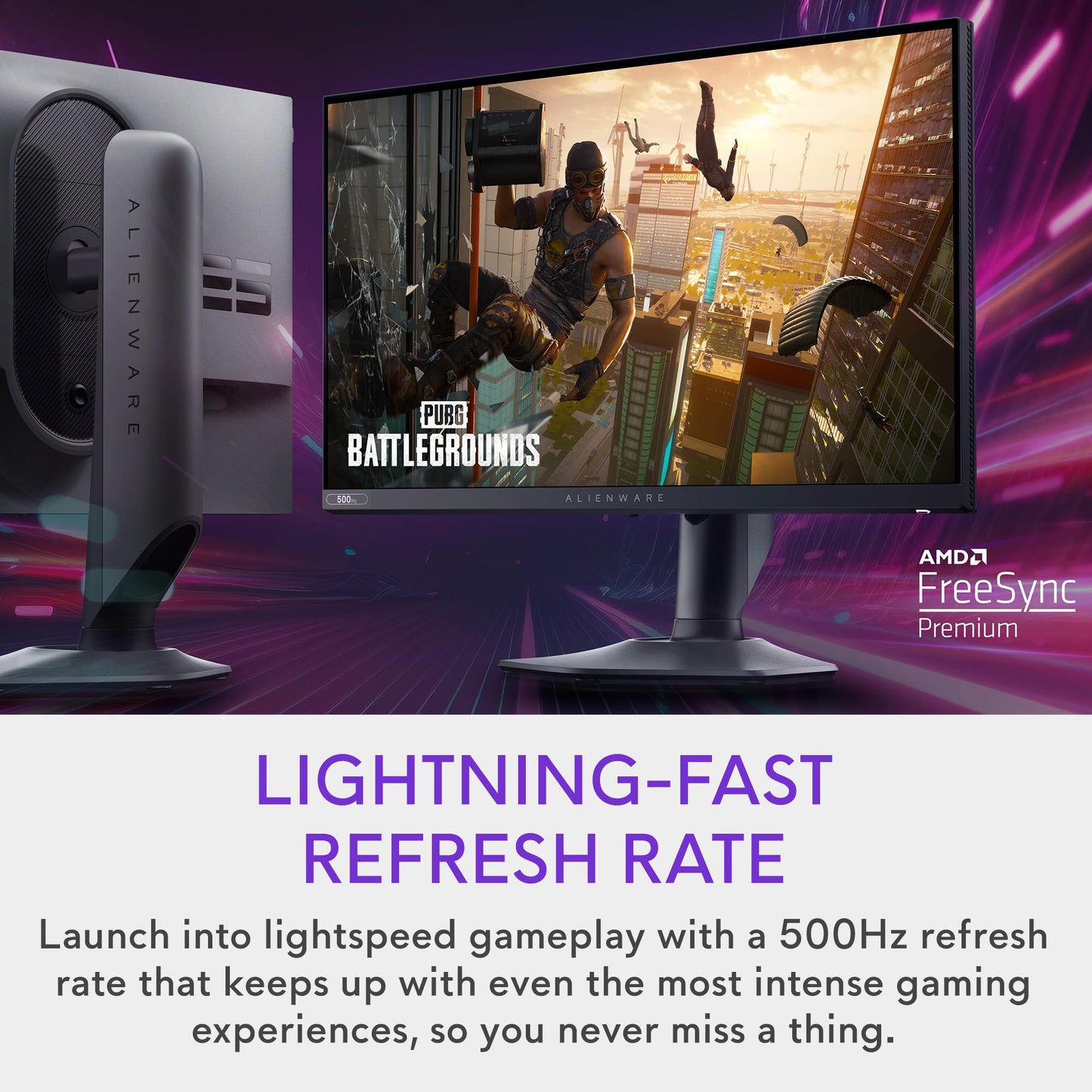 24.5-inch Alienware Gaming Monitor 500Hz 0.5ms