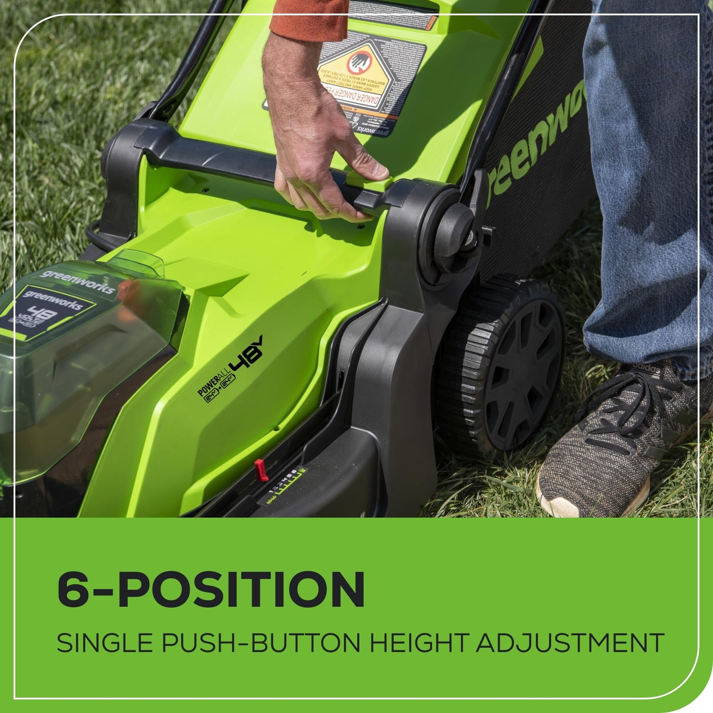 48V Greenworks 17" Brushless Cordless Lawn Mower
